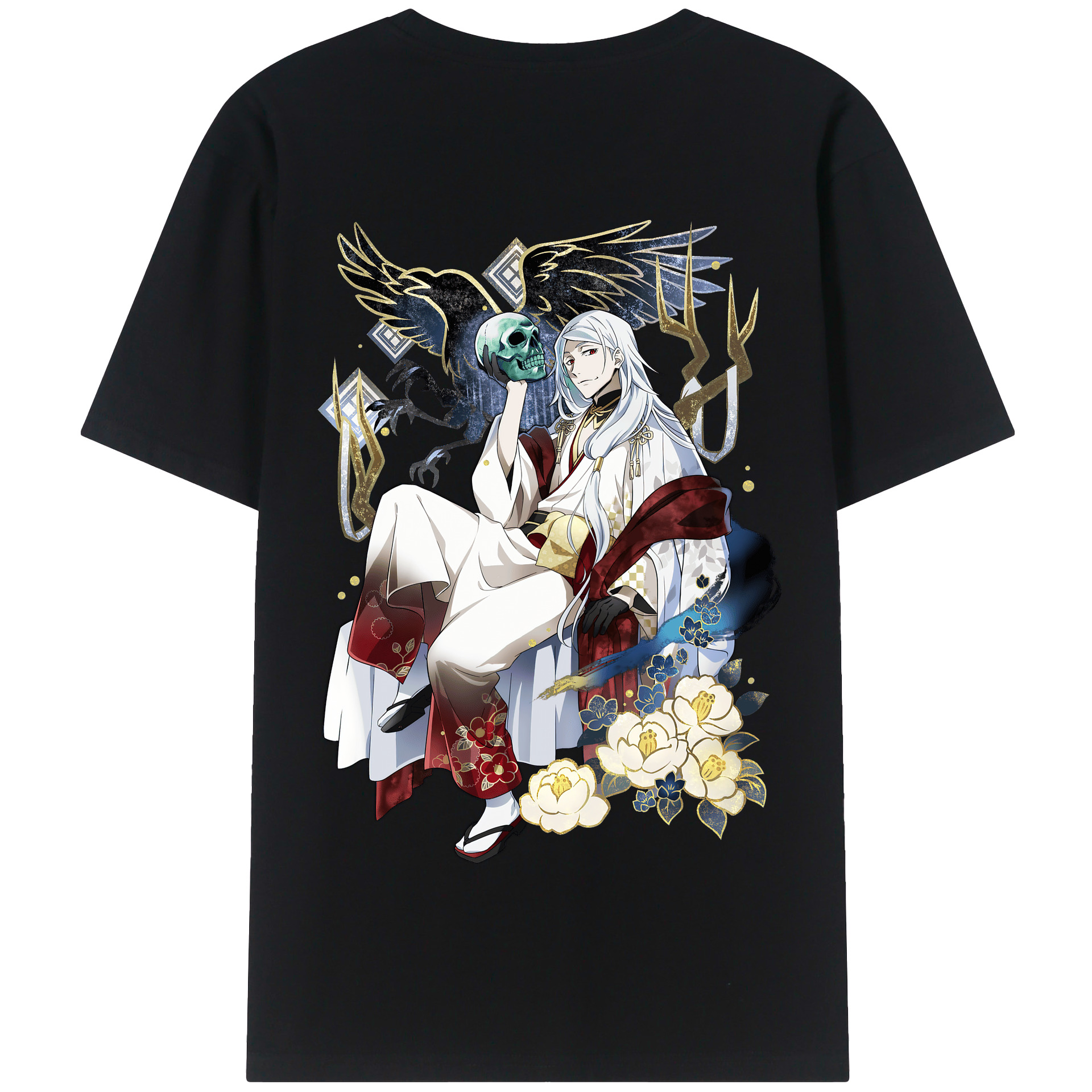 （画像用） 文豪ストレイドッグス Bungo Stray Dogs 綿100％半袖Tシャツ（背面プリント）