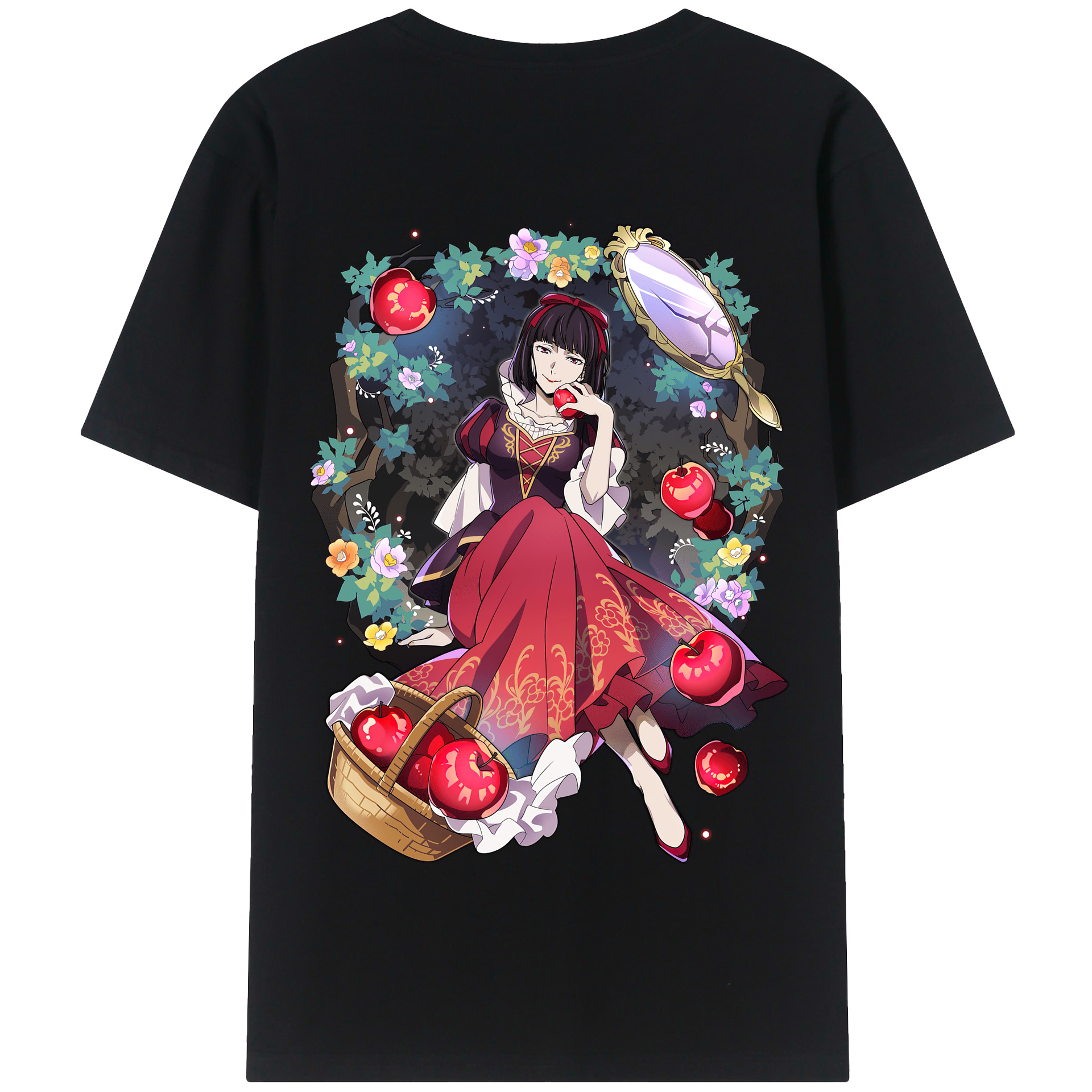 （画像用） 文豪ストレイドッグス Bungo Stray Dogs 綿100％半袖Tシャツ（背面プリント）