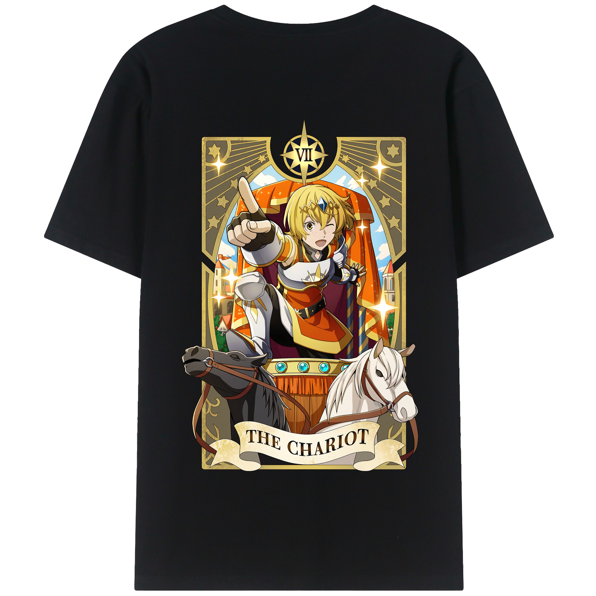 （画像用） 文豪ストレイドッグス Bungo Stray Dogs 綿100％半袖Tシャツ（背面プリント）