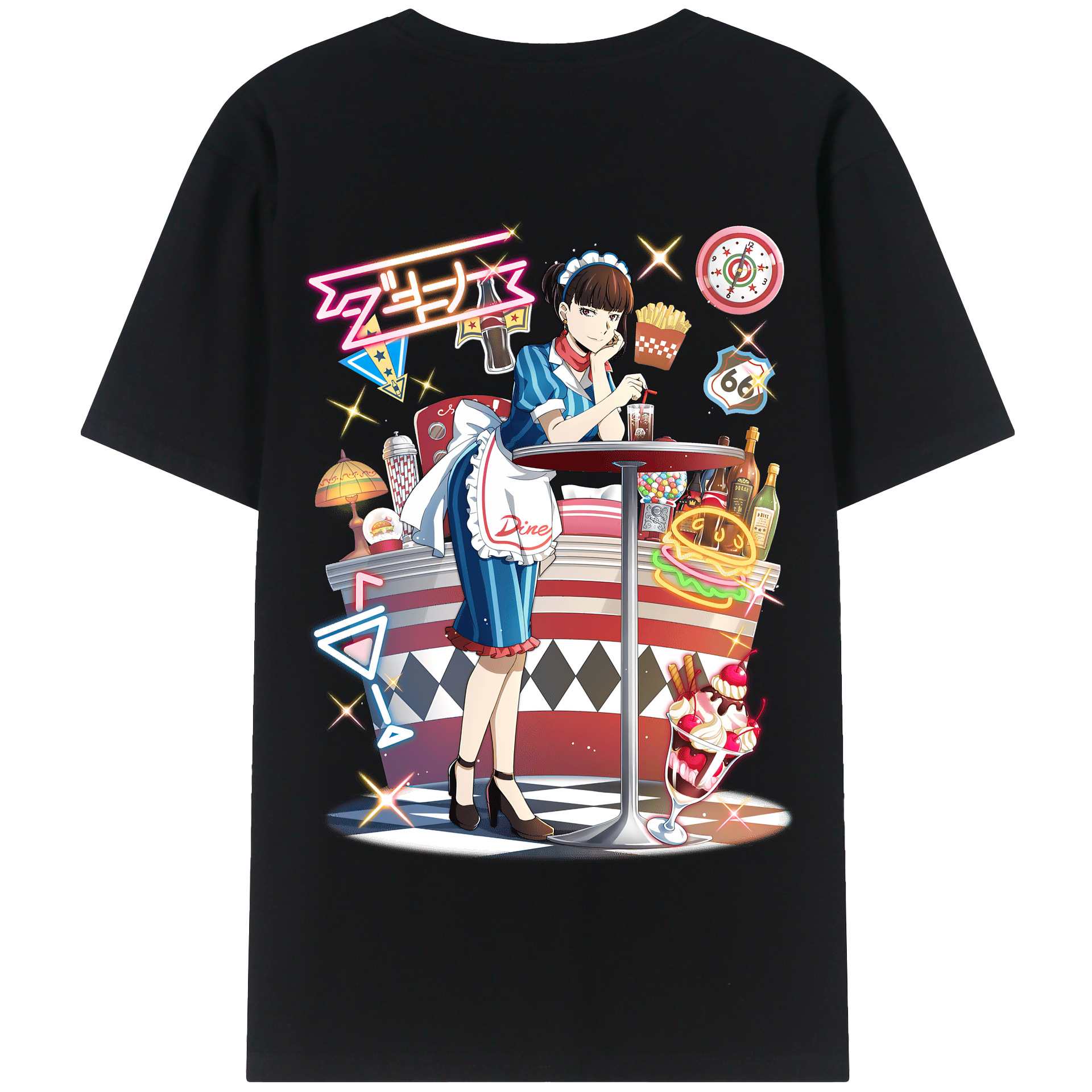 （画像用） 文豪ストレイドッグス Bungo Stray Dogs 綿100％半袖Tシャツ（背面プリント）