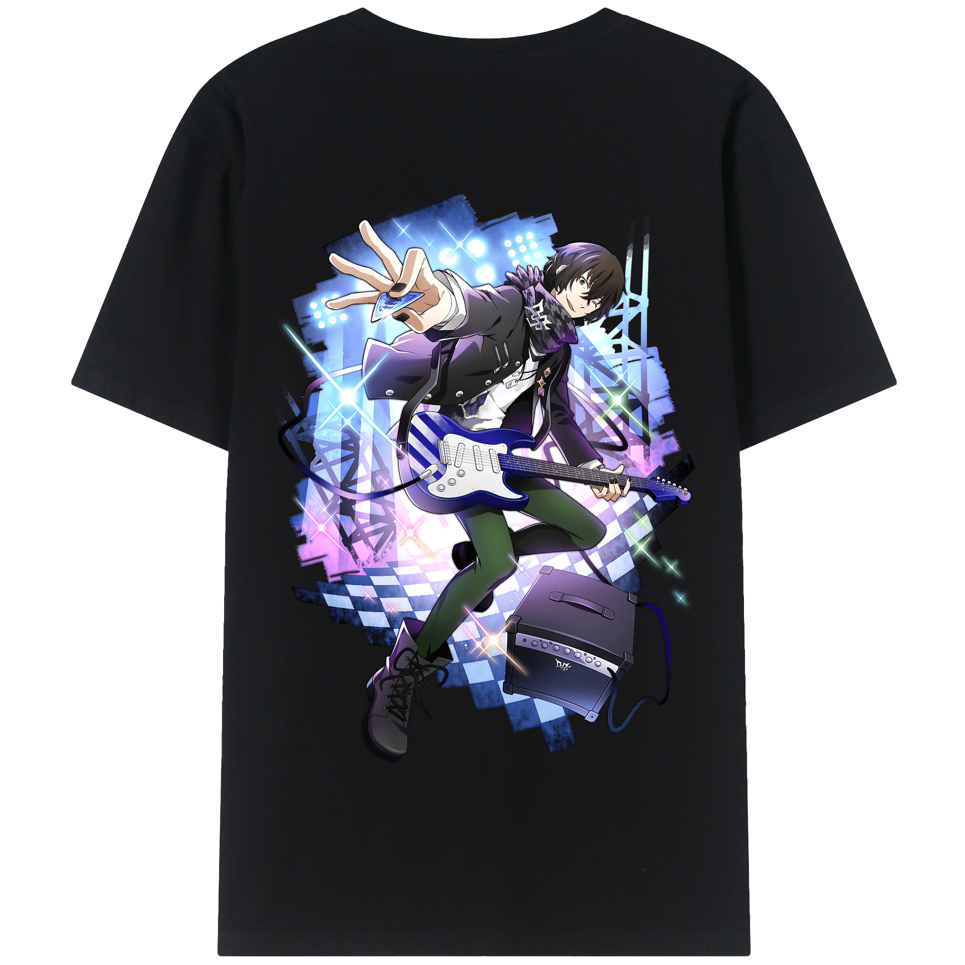 （画像用） 文豪ストレイドッグス Bungo Stray Dogs 綿100％半袖Tシャツ（背面プリント）