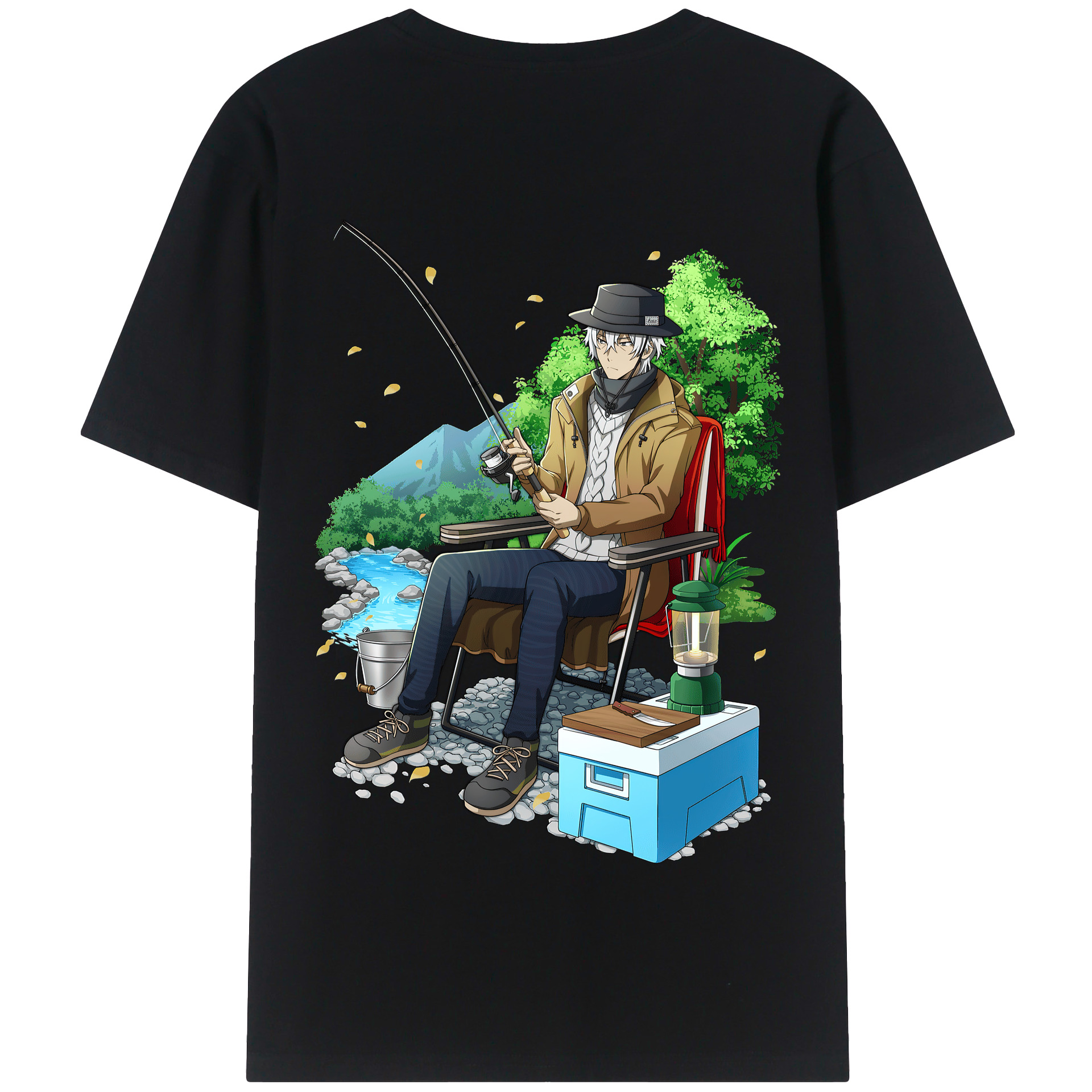 （画像用） 文豪ストレイドッグス Bungo Stray Dogs 綿100％半袖Tシャツ（背面プリント）