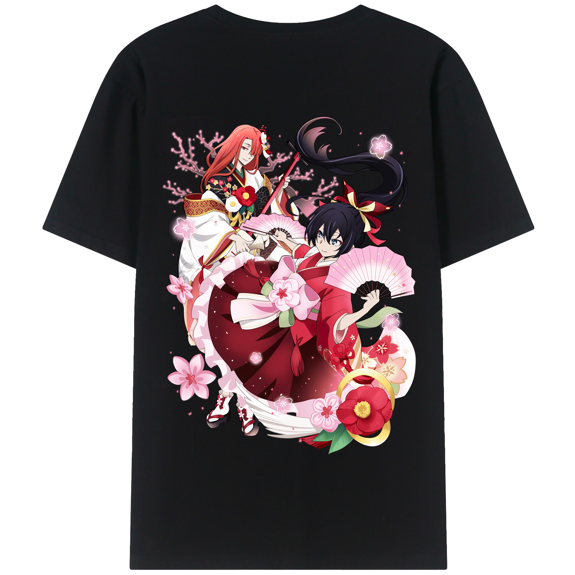 （画像用） 文豪ストレイドッグス Bungo Stray Dogs 綿100％半袖Tシャツ（背面プリント）