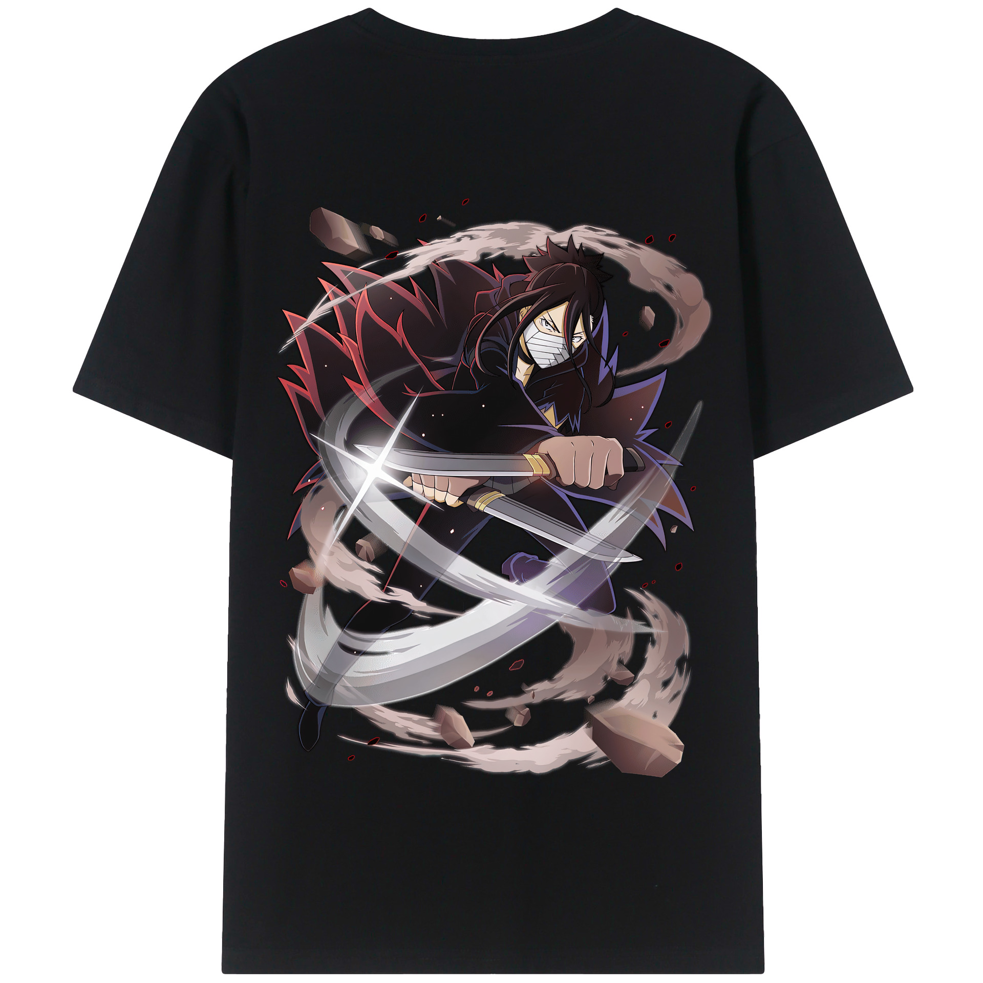（画像用） 文豪ストレイドッグス Bungo Stray Dogs 綿100％半袖Tシャツ（背面プリント）