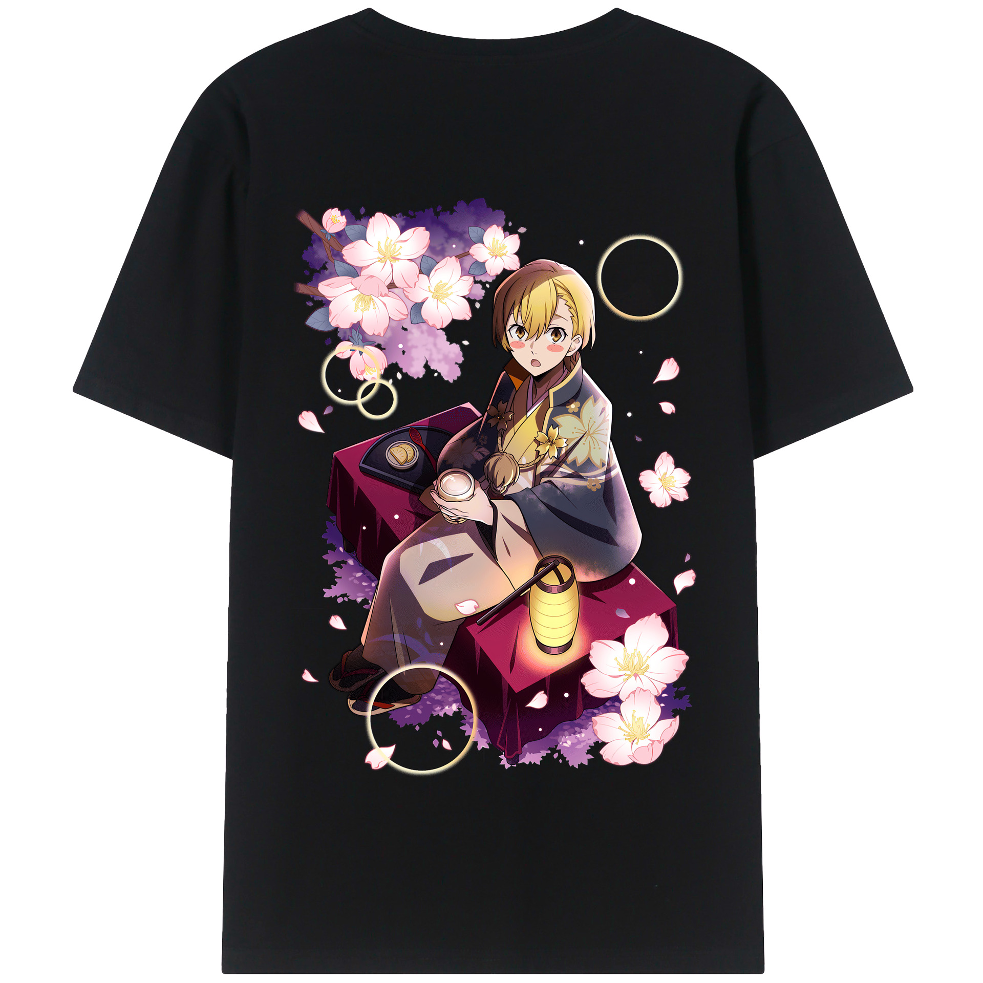 （画像用） 文豪ストレイドッグス Bungo Stray Dogs 綿100％半袖Tシャツ（背面プリント）
