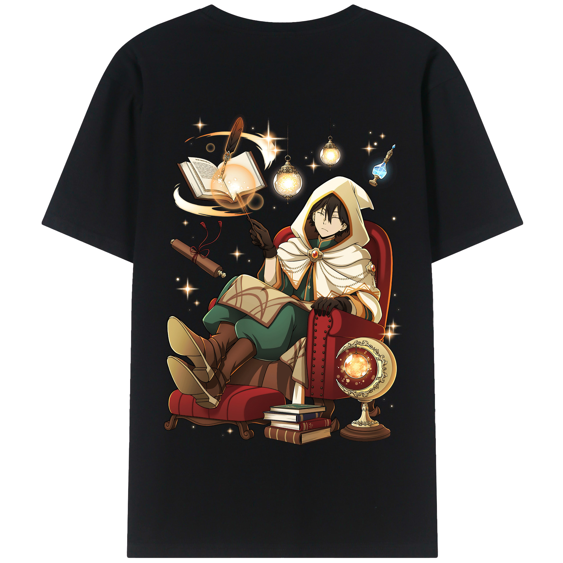 （画像用） 文豪ストレイドッグス Bungo Stray Dogs 綿100％半袖Tシャツ（背面プリント）