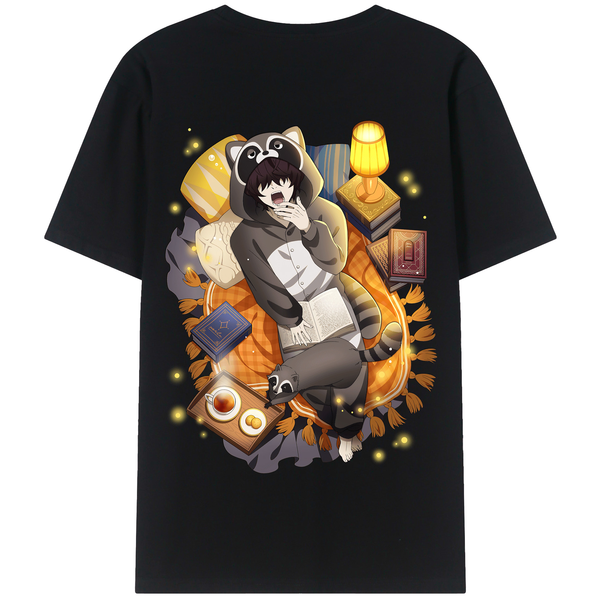 （画像用） 文豪ストレイドッグス Bungo Stray Dogs 綿100％半袖Tシャツ（背面プリント）