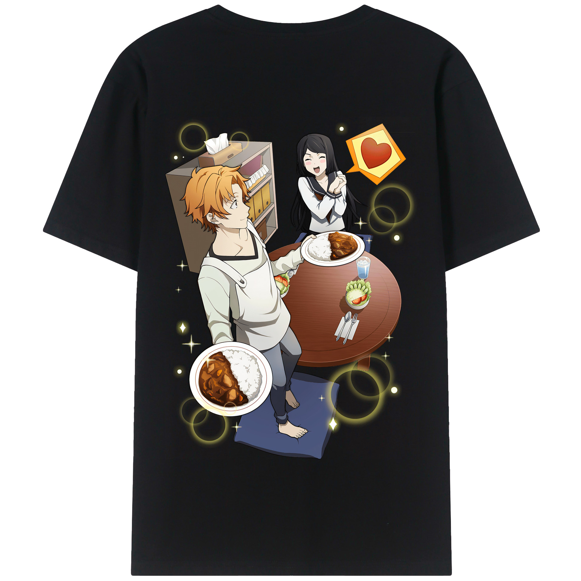 （画像用） 文豪ストレイドッグス Bungo Stray Dogs 綿100％半袖Tシャツ（背面プリント）