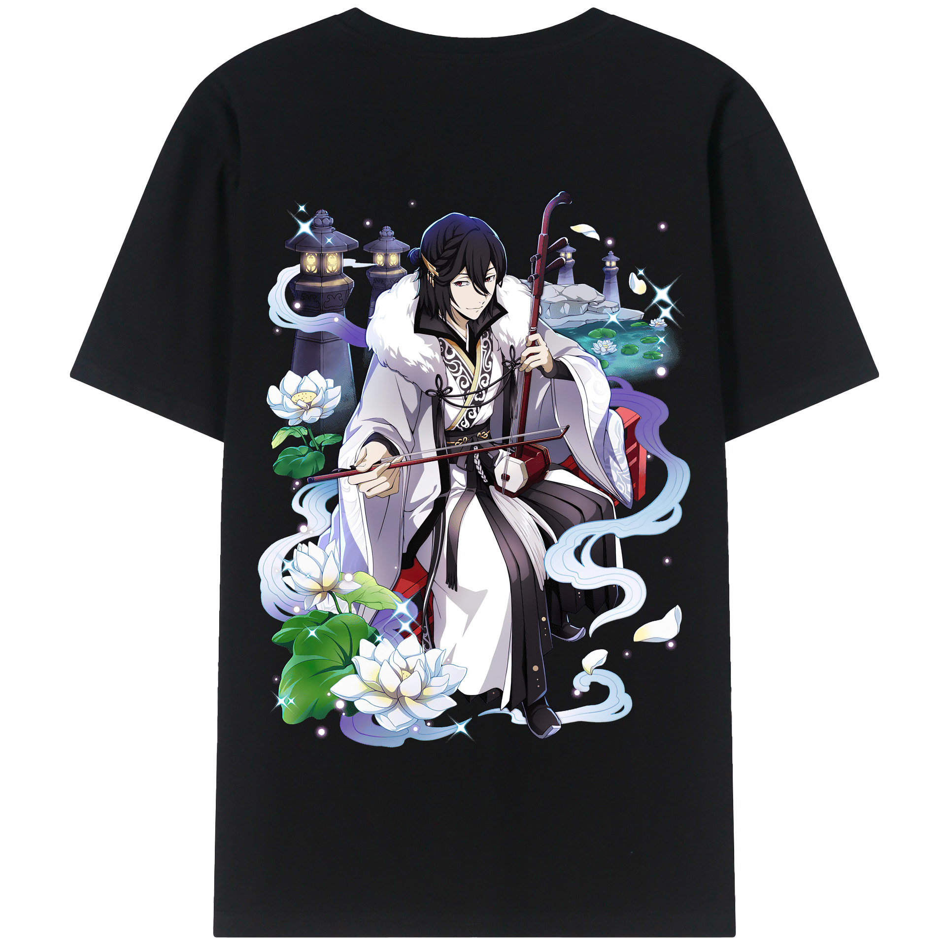 （画像用） 文豪ストレイドッグス Bungo Stray Dogs 綿100％半袖Tシャツ（背面プリント）