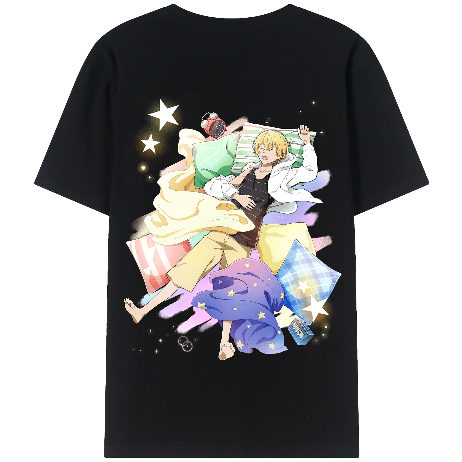 （画像用） 文豪ストレイドッグス Bungo Stray Dogs 綿100％半袖Tシャツ（背面プリント）