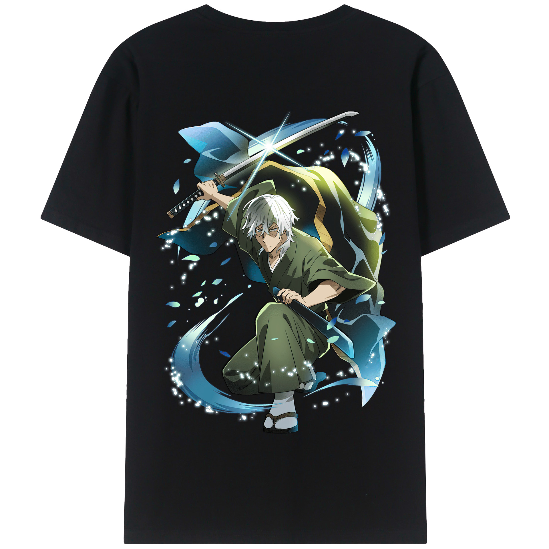 （画像用） 文豪ストレイドッグス Bungo Stray Dogs 綿100％半袖Tシャツ（背面プリント）