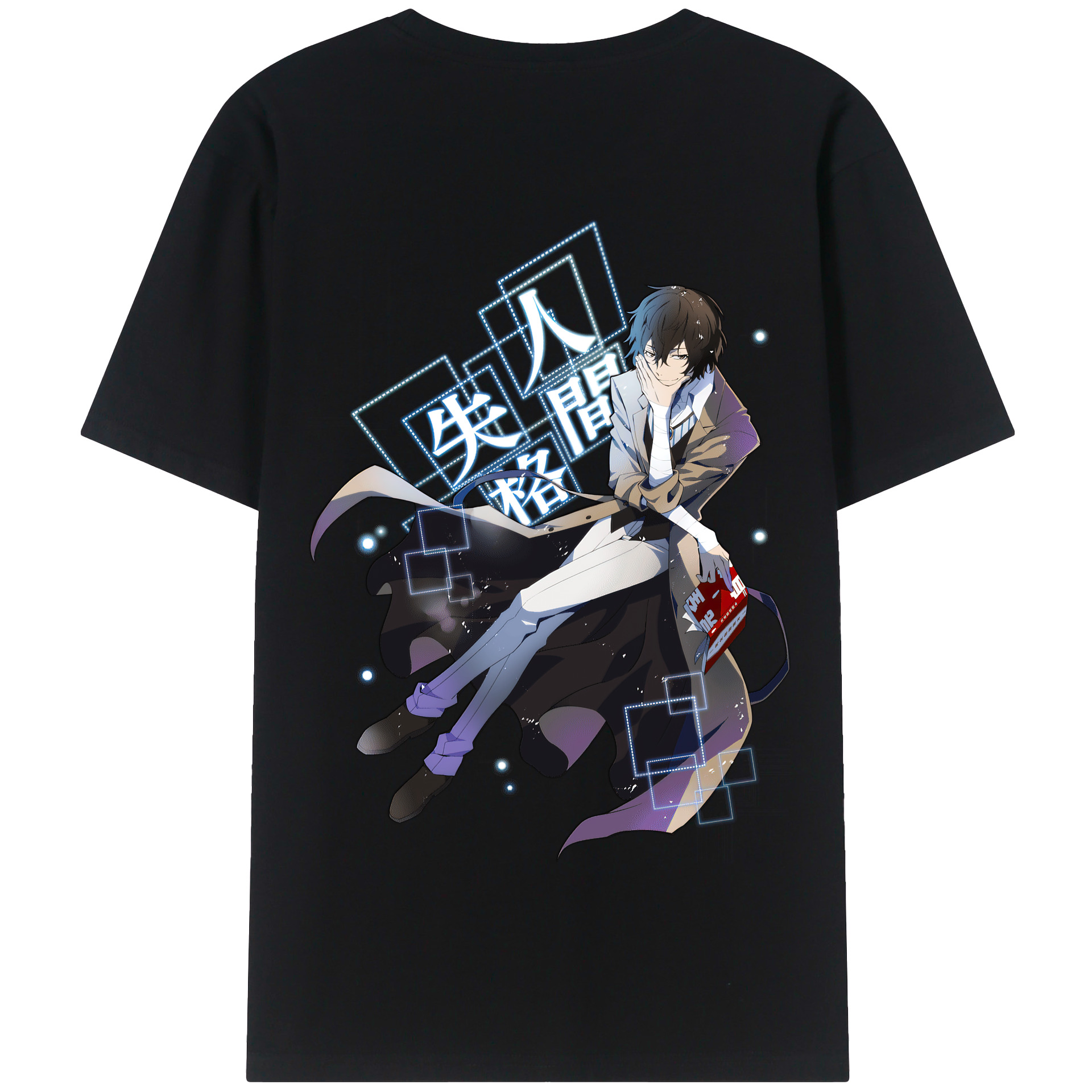 （画像用） 文豪ストレイドッグス Bungo Stray Dogs 綿100％半袖Tシャツ（背面プリント）