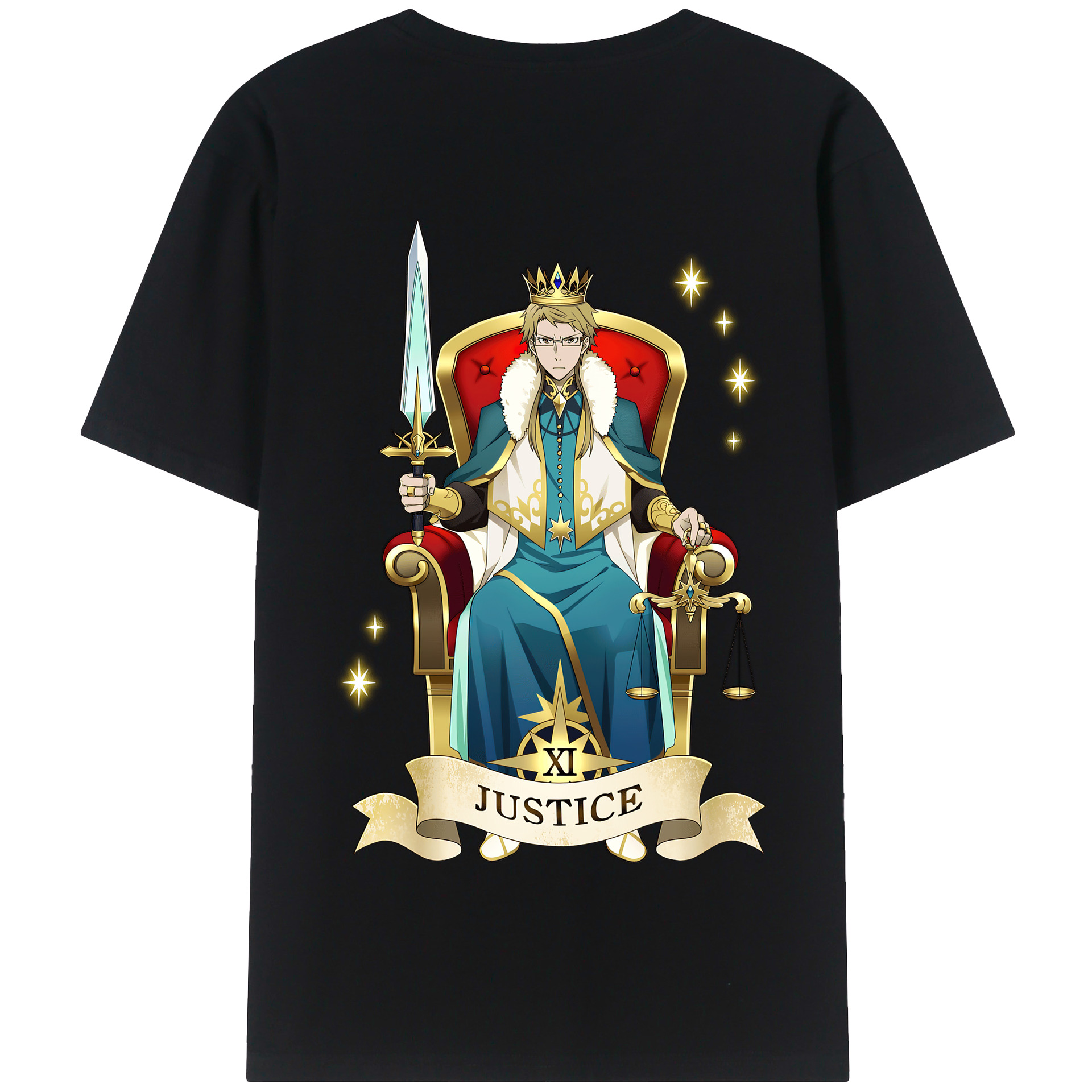 （画像用） 文豪ストレイドッグス Bungo Stray Dogs 綿100％半袖Tシャツ（背面プリント）