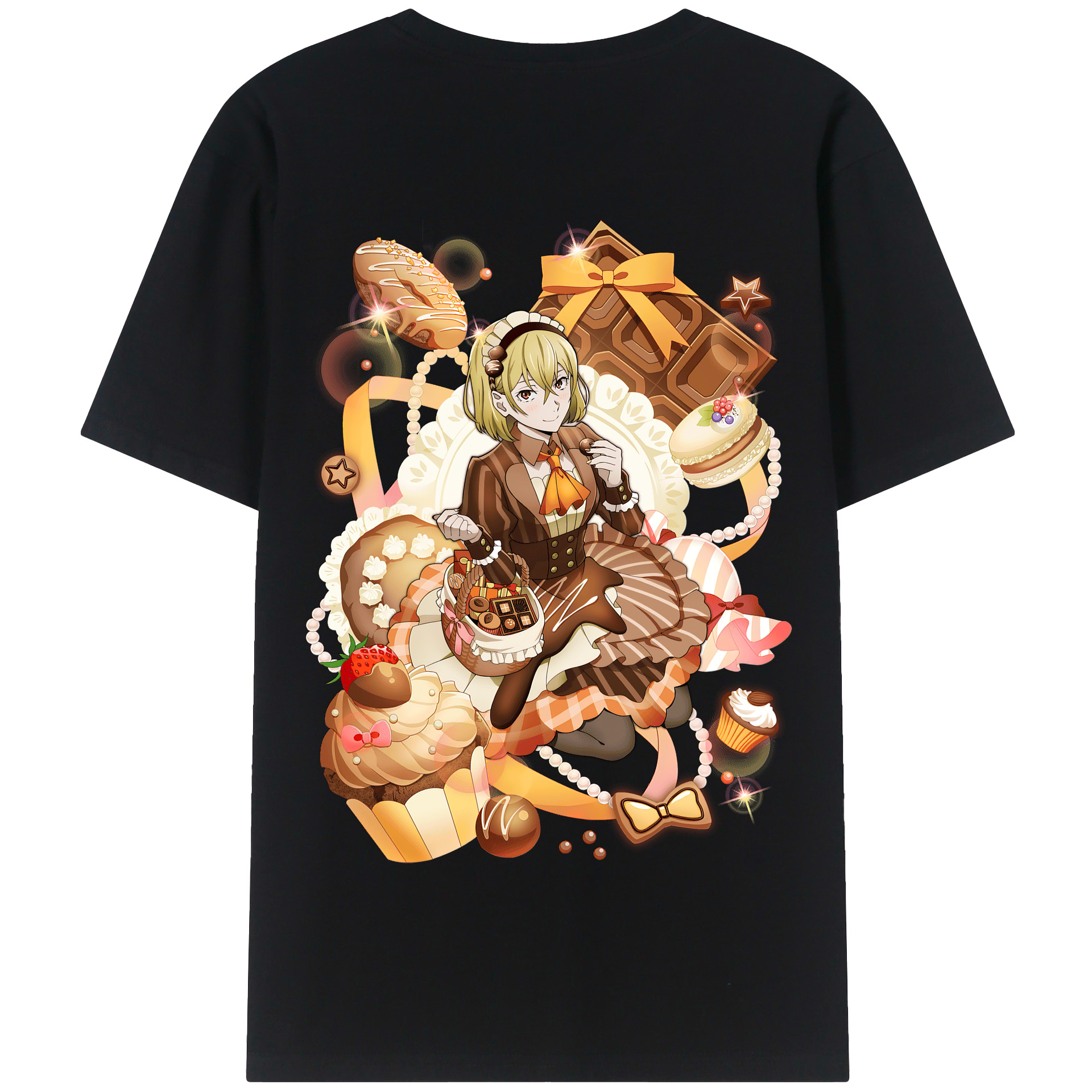（画像用） 文豪ストレイドッグス Bungo Stray Dogs 綿100％半袖Tシャツ（背面プリント）