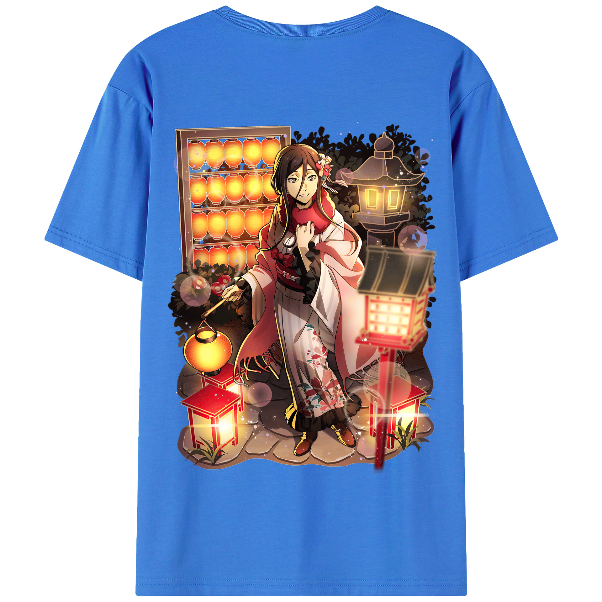 （画像用） 文豪ストレイドッグス Bungo Stray Dogs 綿100％半袖Tシャツ（背面プリント）