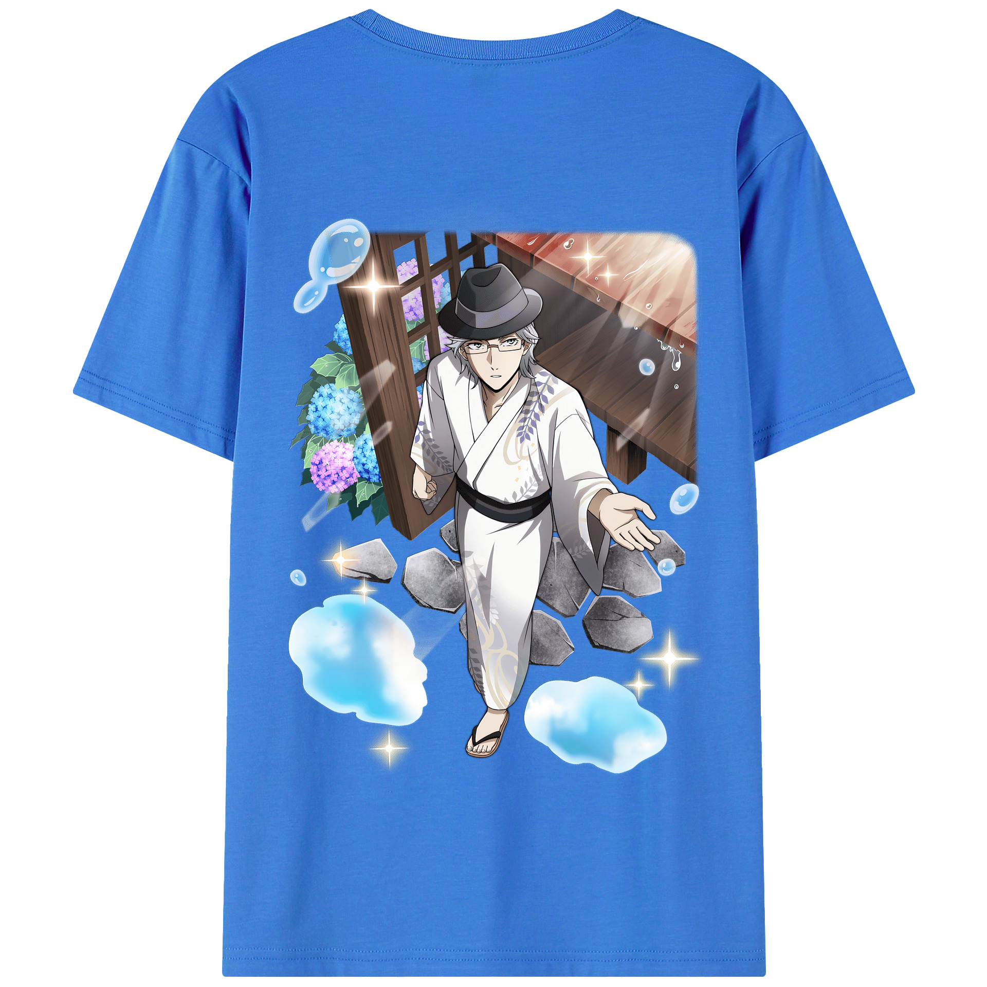 （画像用） 文豪ストレイドッグス Bungo Stray Dogs 綿100％半袖Tシャツ（背面プリント）