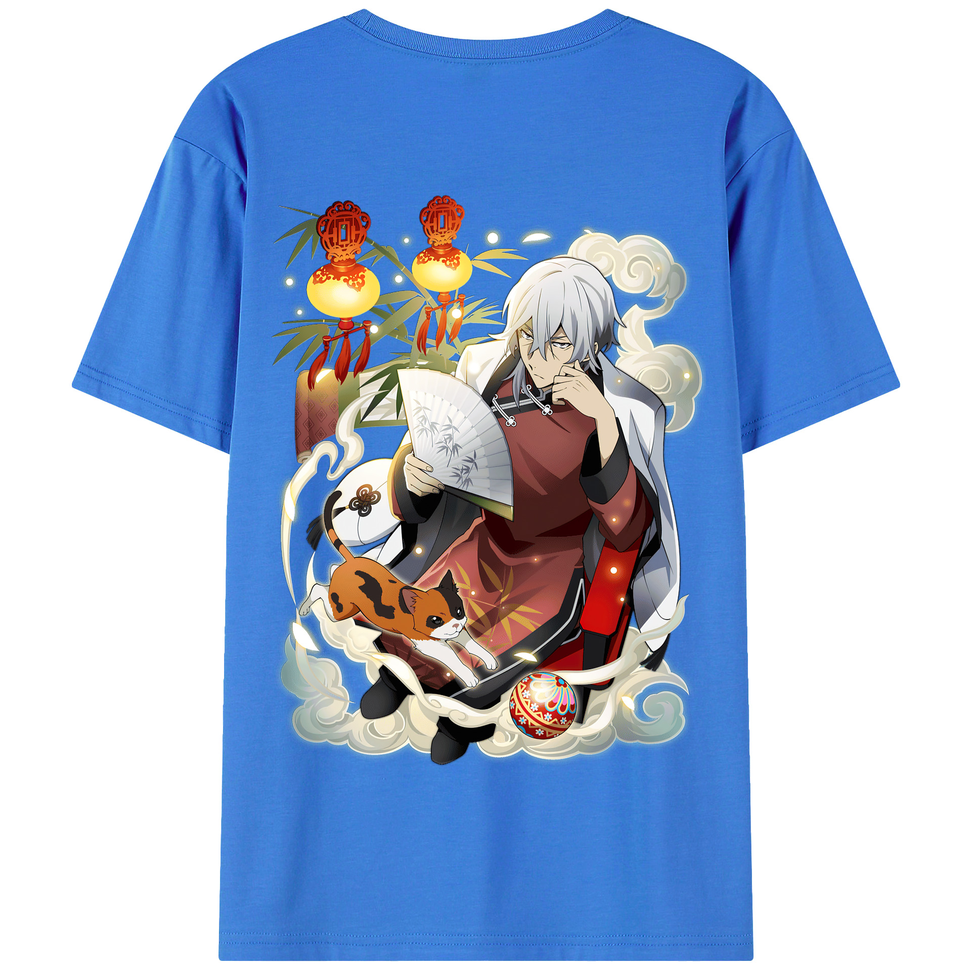 （画像用） 文豪ストレイドッグス Bungo Stray Dogs 綿100％半袖Tシャツ（背面プリント）