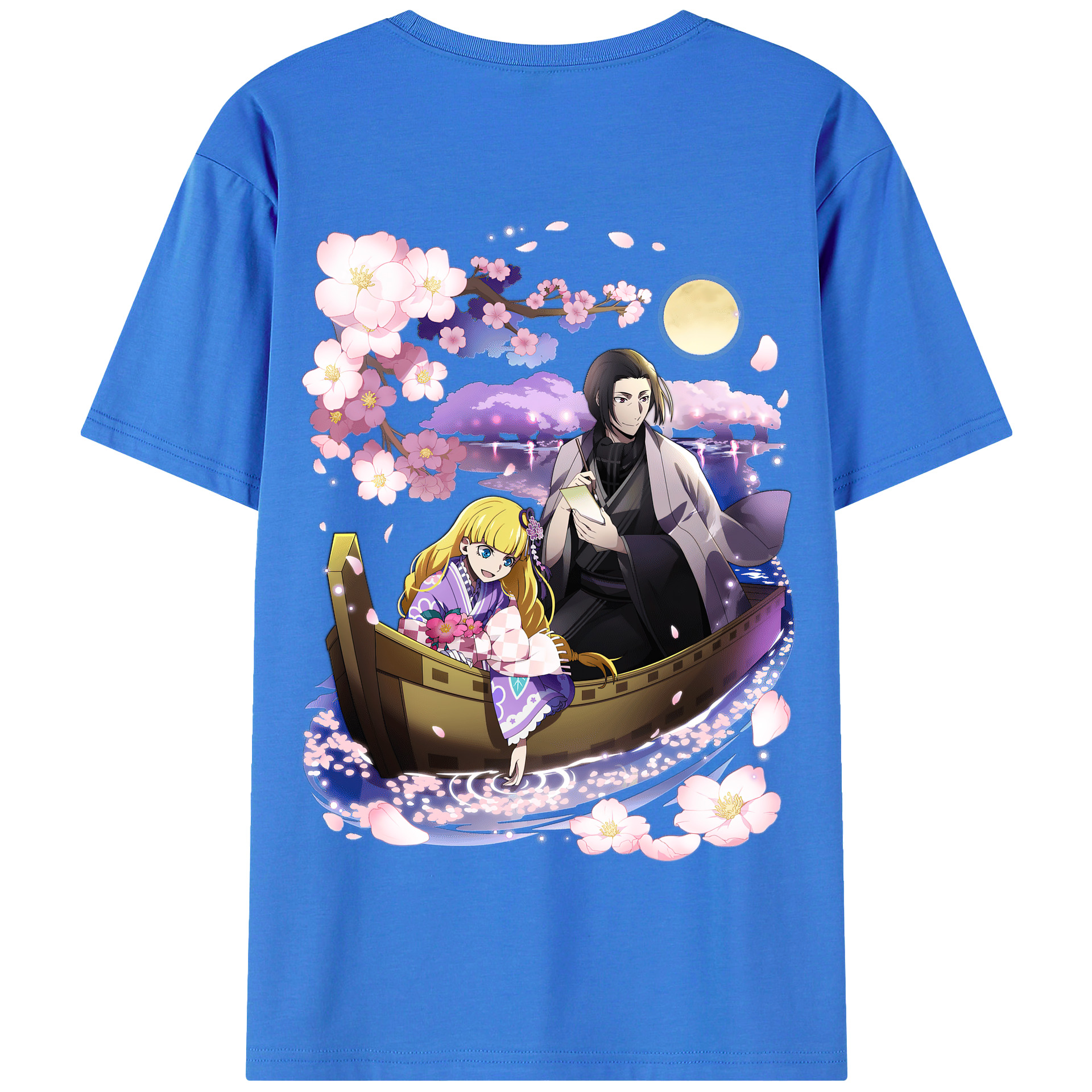 （画像用） 文豪ストレイドッグス Bungo Stray Dogs 綿100％半袖Tシャツ（背面プリント）