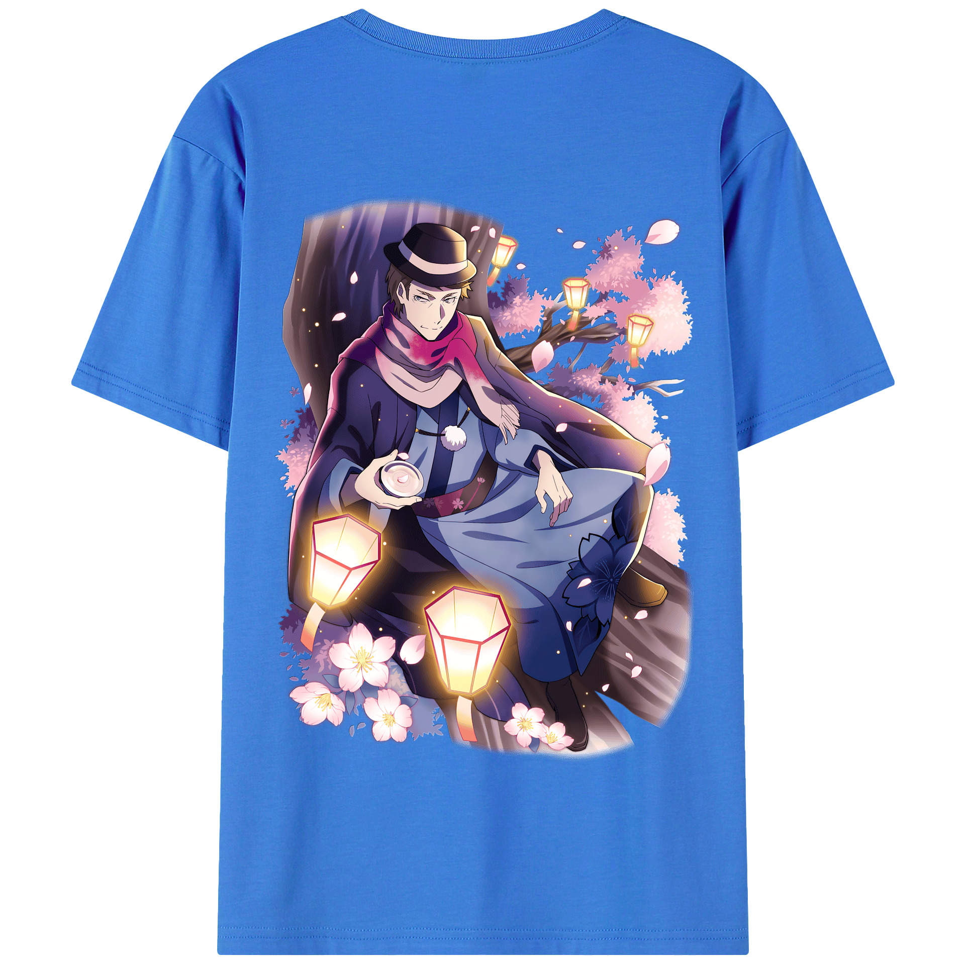 （画像用） 文豪ストレイドッグス Bungo Stray Dogs 綿100％半袖Tシャツ（背面プリント）