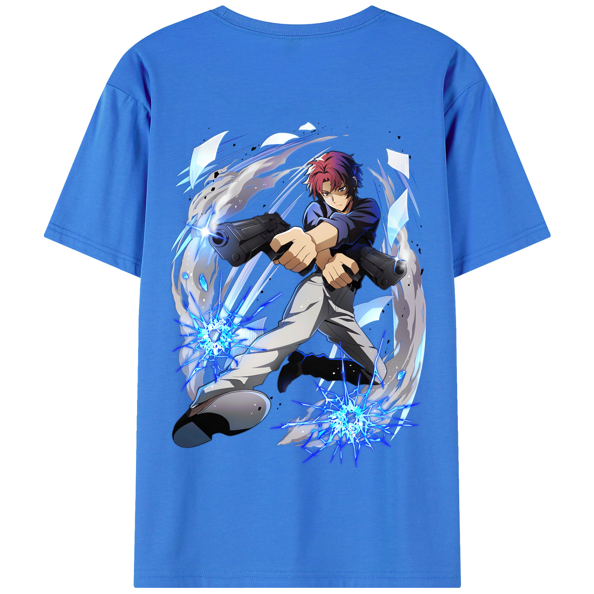 （画像用） 文豪ストレイドッグス Bungo Stray Dogs 綿100％半袖Tシャツ（背面プリント）