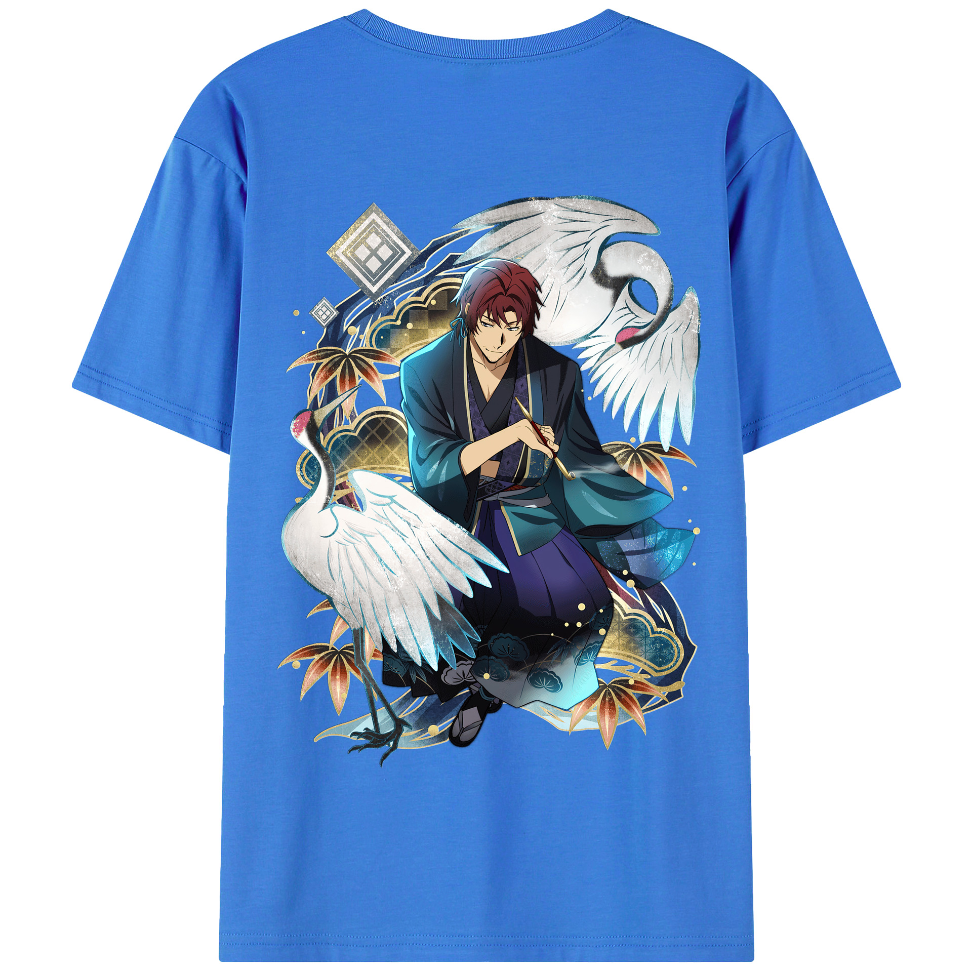 （画像用） 文豪ストレイドッグス Bungo Stray Dogs 綿100％半袖Tシャツ（背面プリント）