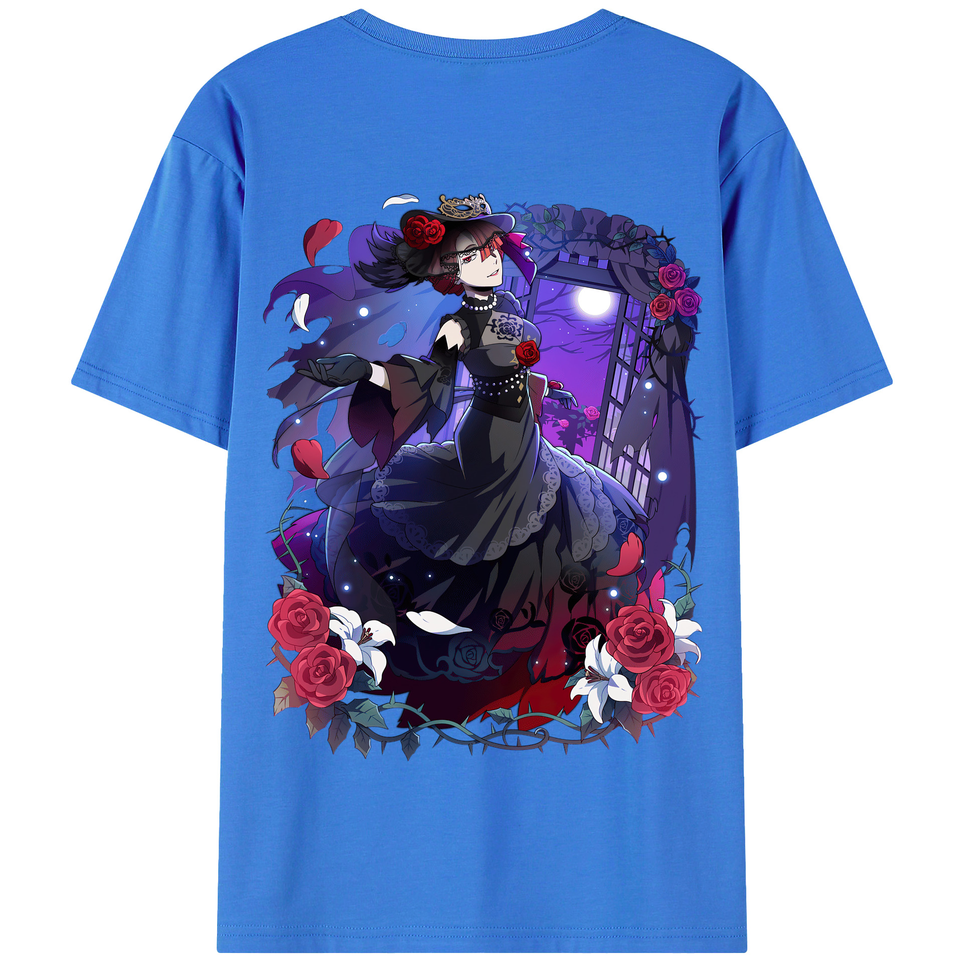 （画像用） 文豪ストレイドッグス Bungo Stray Dogs 綿100％半袖Tシャツ（背面プリント）