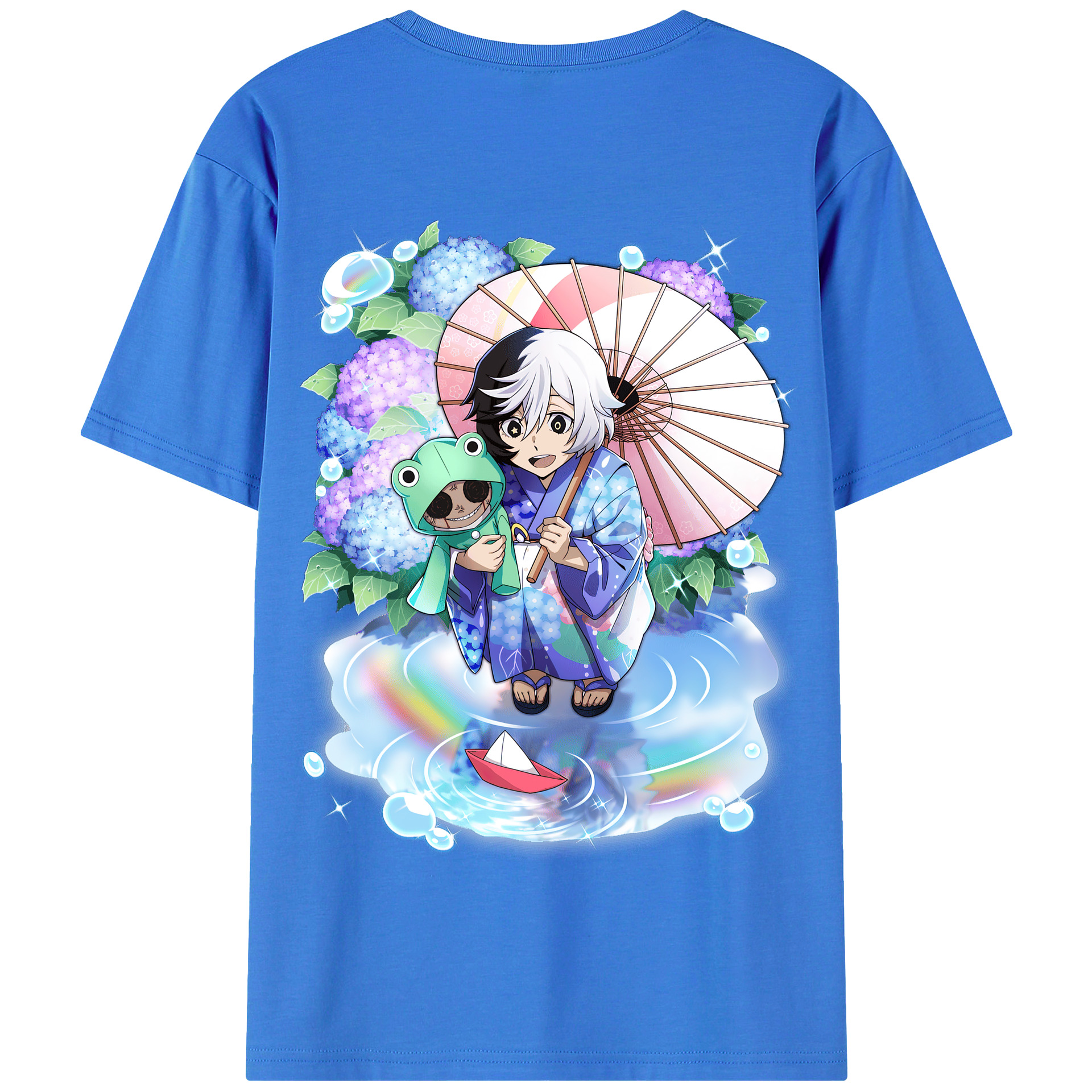 （画像用） 文豪ストレイドッグス Bungo Stray Dogs 綿100％半袖Tシャツ（背面プリント）