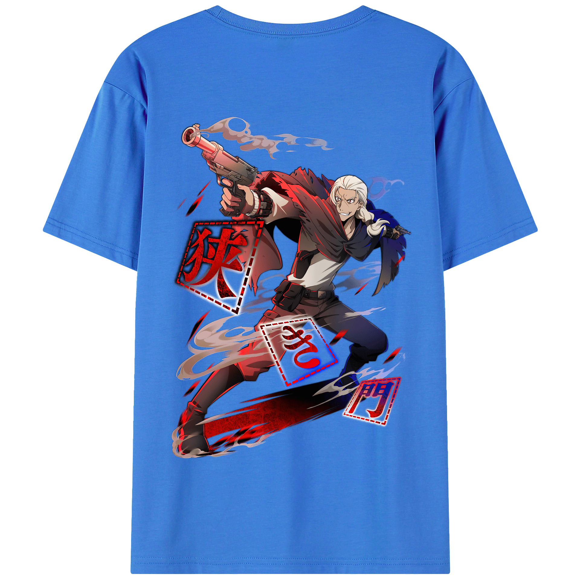（画像用） 文豪ストレイドッグス Bungo Stray Dogs 綿100％半袖Tシャツ（背面プリント）
