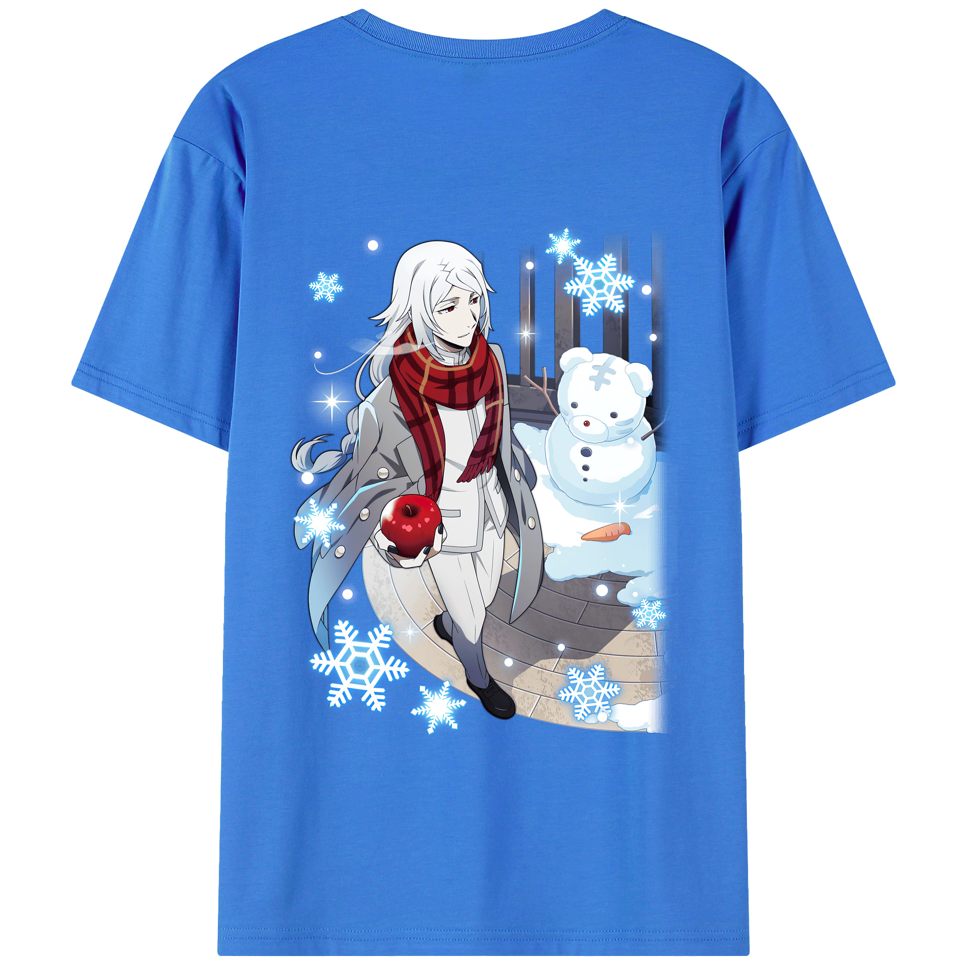 （画像用） 文豪ストレイドッグス Bungo Stray Dogs 綿100％半袖Tシャツ（背面プリント）