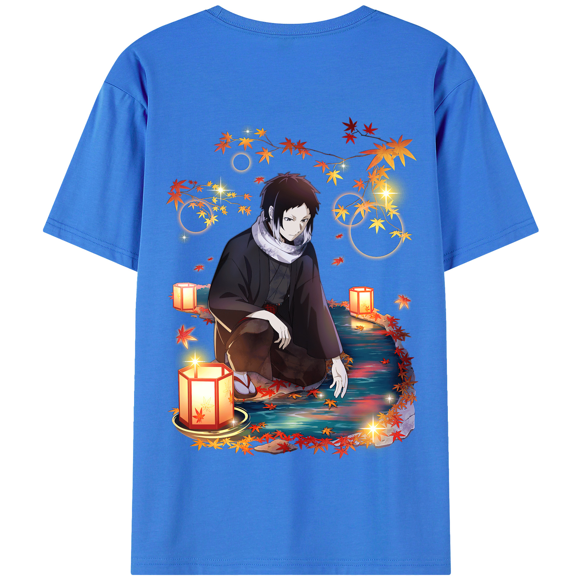 （画像用） 文豪ストレイドッグス Bungo Stray Dogs 綿100％半袖Tシャツ（背面プリント）