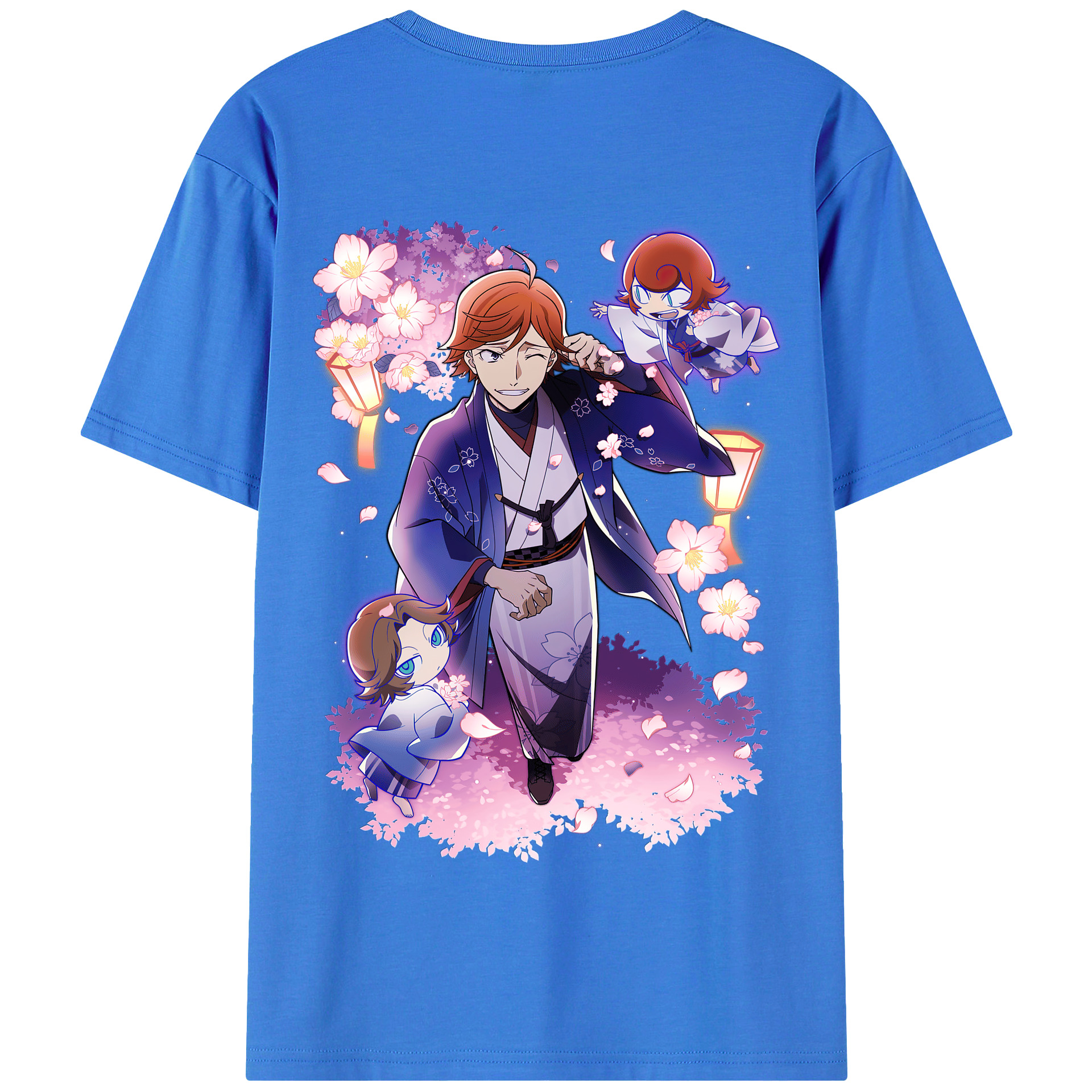 （画像用） 文豪ストレイドッグス Bungo Stray Dogs 綿100％半袖Tシャツ（背面プリント）