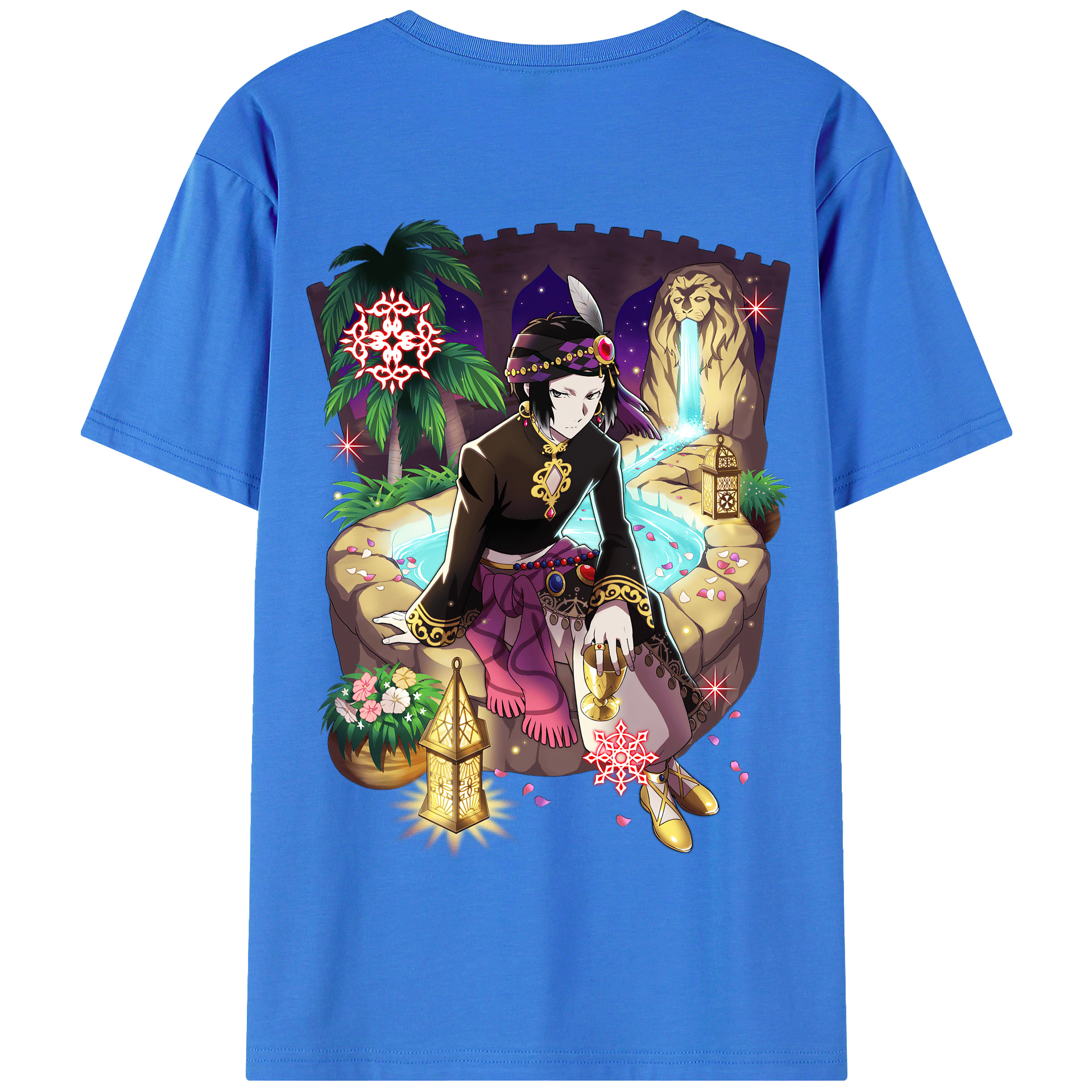 （画像用） 文豪ストレイドッグス Bungo Stray Dogs 綿100％半袖Tシャツ（背面プリント）