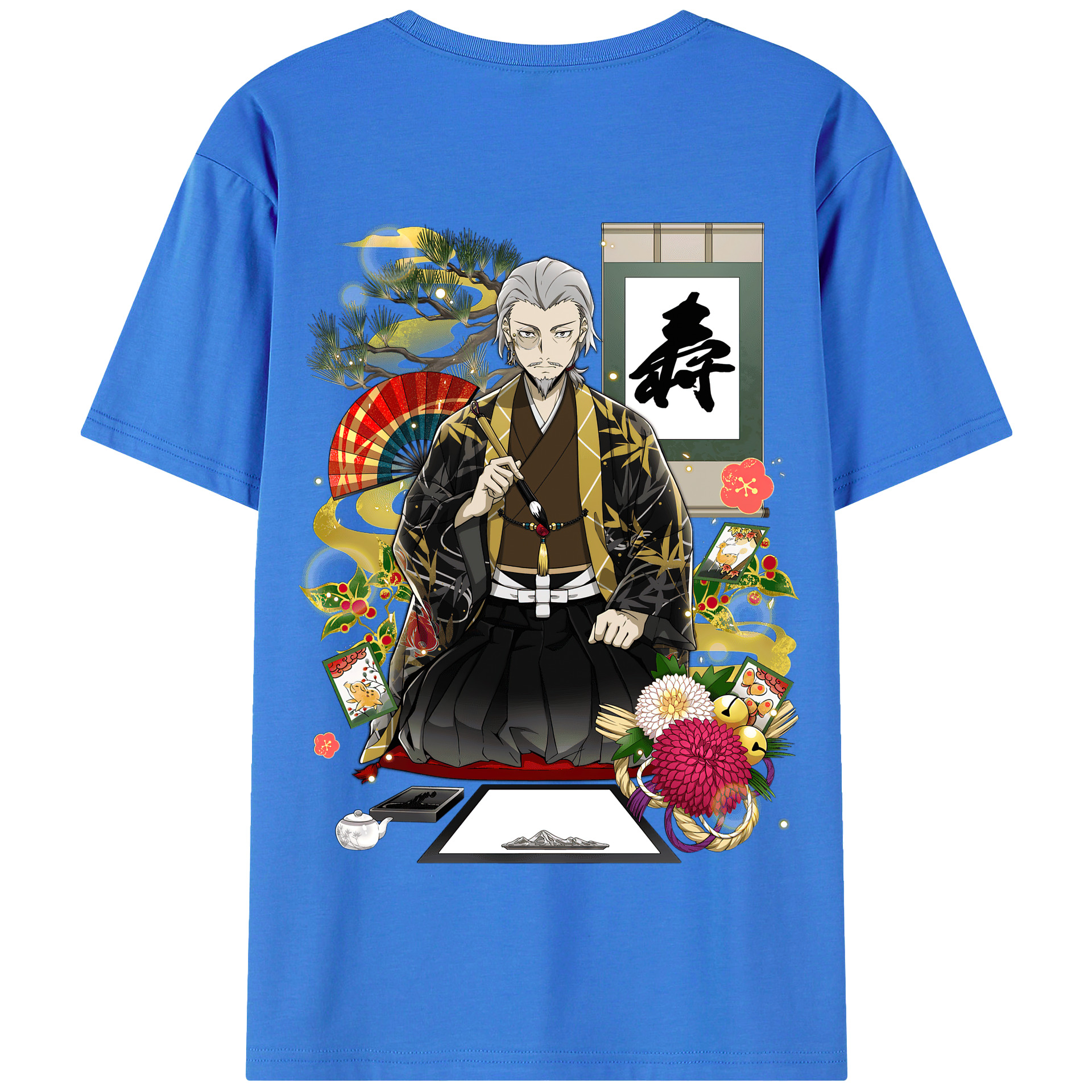 （画像用） 文豪ストレイドッグス Bungo Stray Dogs 綿100％半袖Tシャツ（背面プリント）