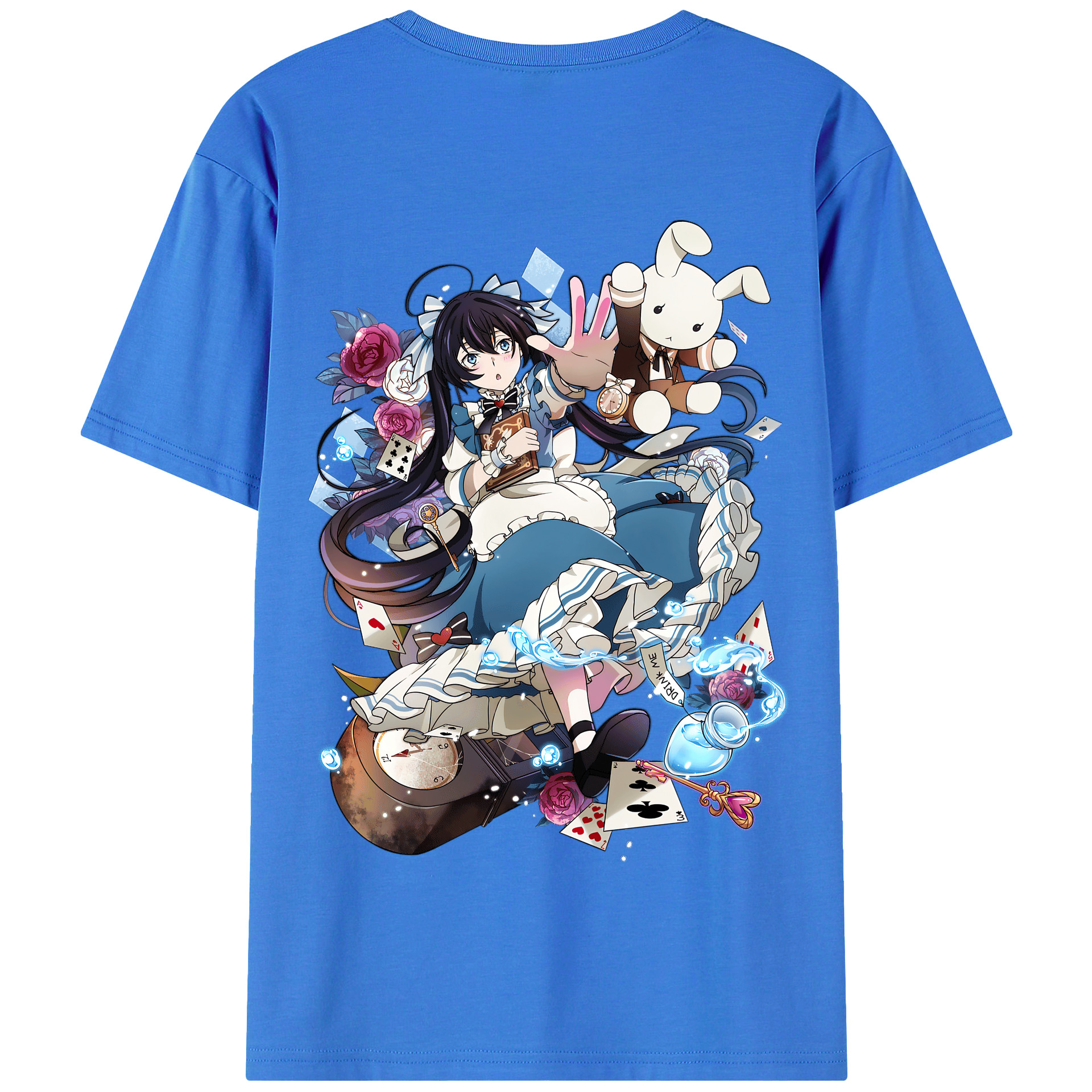 （画像用） 文豪ストレイドッグス Bungo Stray Dogs 綿100％半袖Tシャツ（背面プリント）