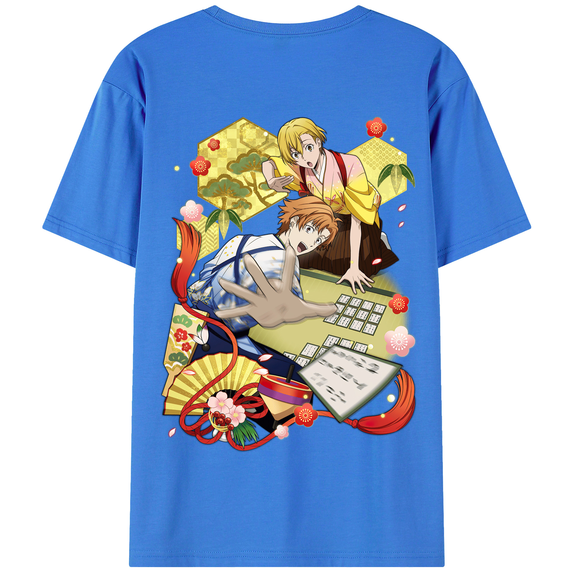 （画像用） 文豪ストレイドッグス Bungo Stray Dogs 綿100％半袖Tシャツ（背面プリント）