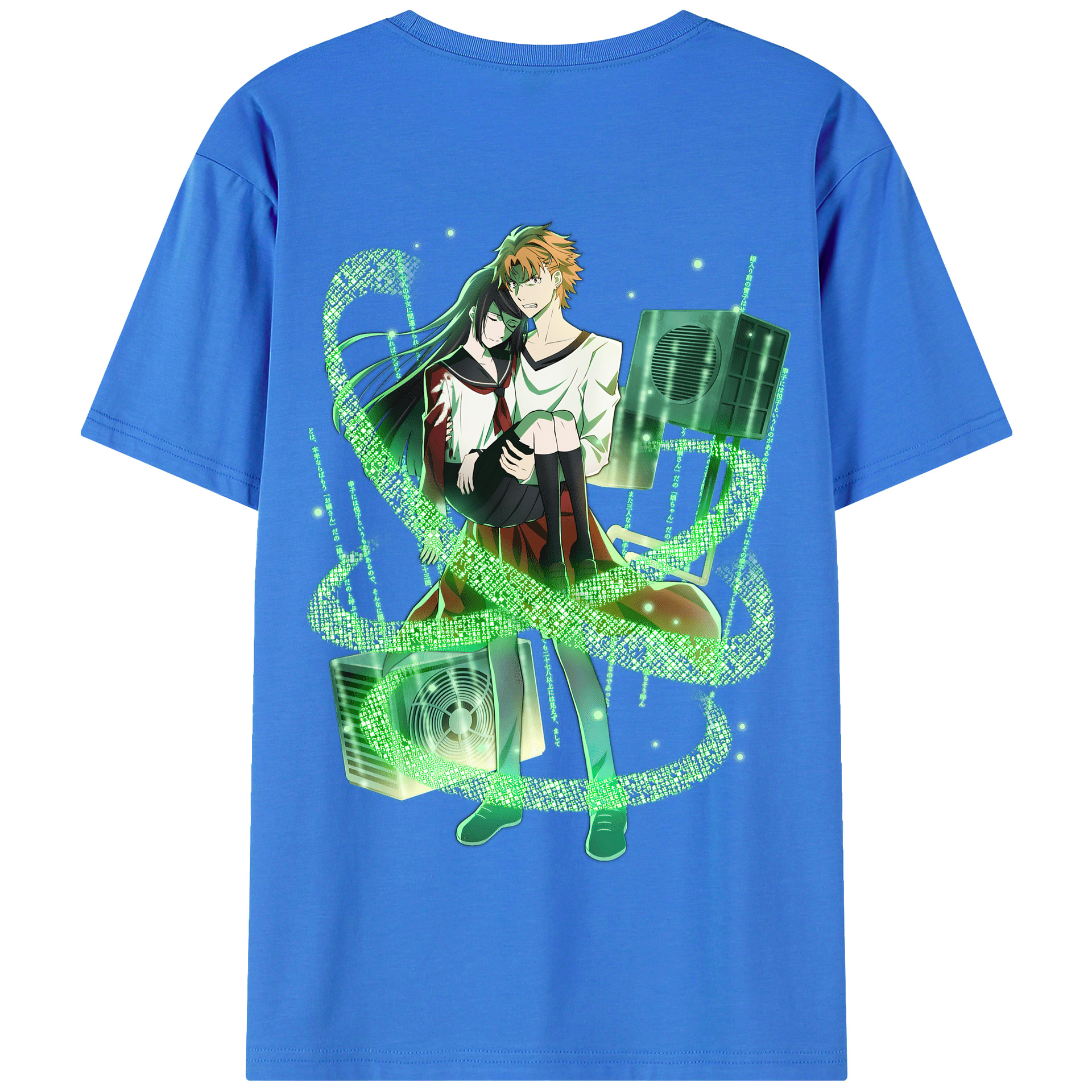 （画像用） 文豪ストレイドッグス Bungo Stray Dogs 綿100％半袖Tシャツ（背面プリント）