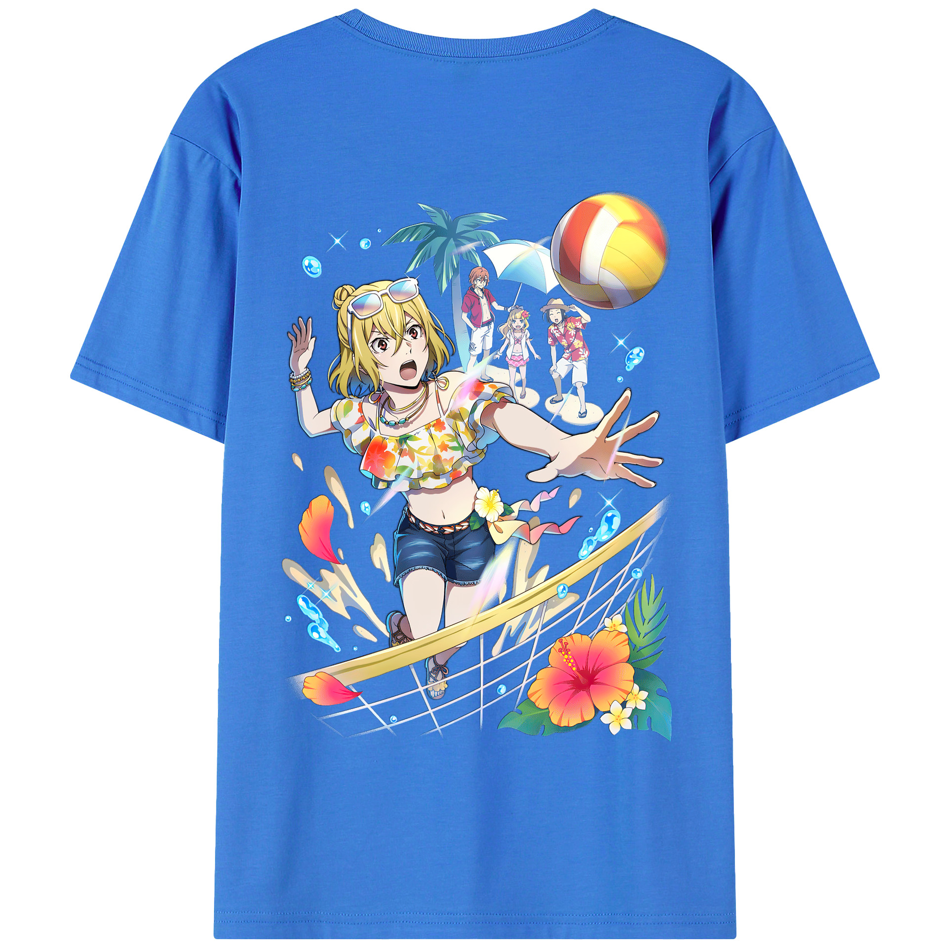 （画像用） 文豪ストレイドッグス Bungo Stray Dogs 綿100％半袖Tシャツ（背面プリント）