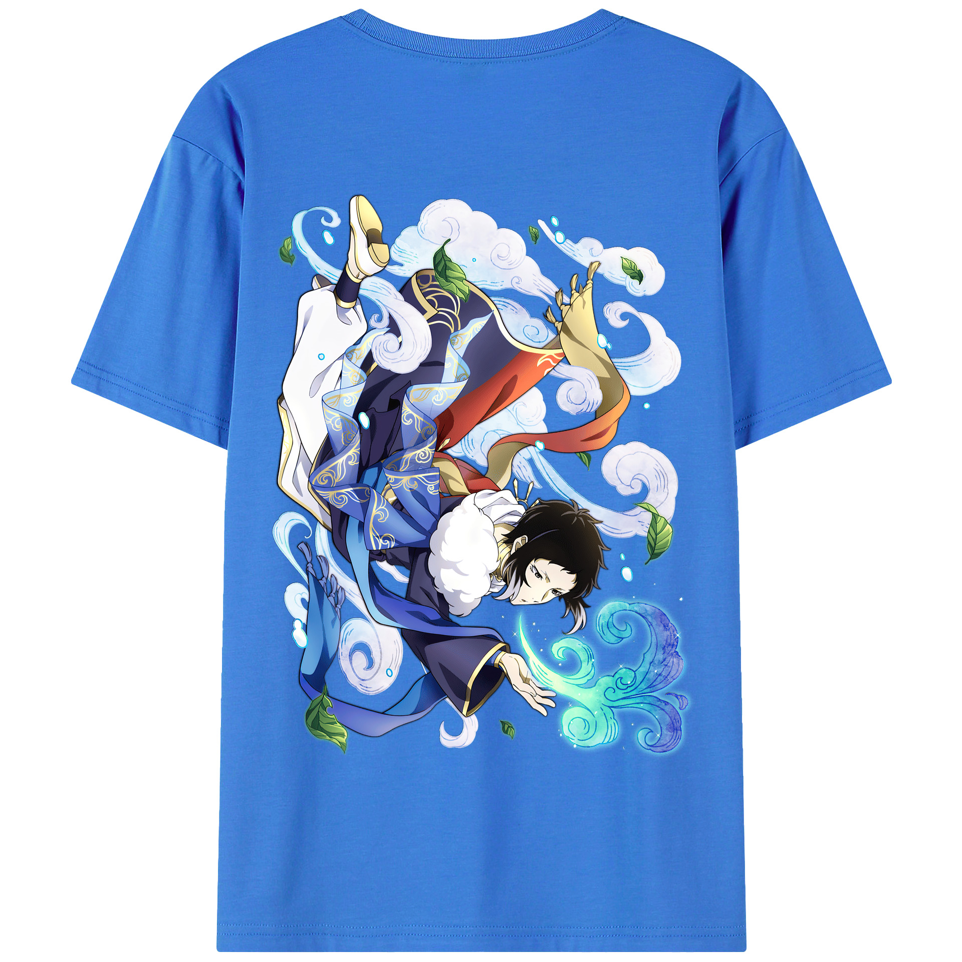 （画像用） 文豪ストレイドッグス Bungo Stray Dogs 綿100％半袖Tシャツ（背面プリント）