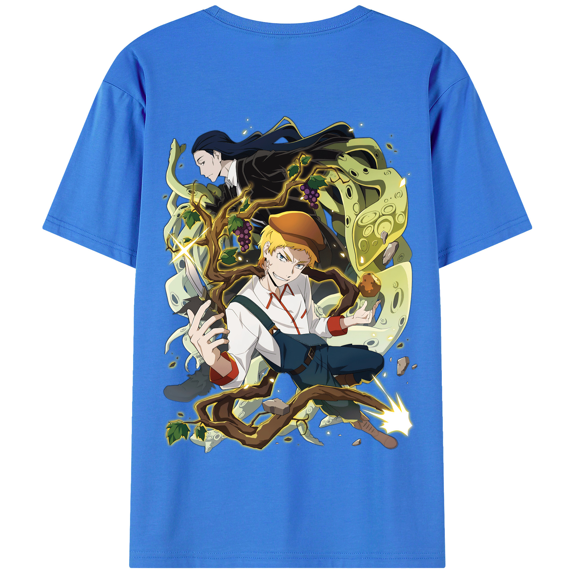 （画像用） 文豪ストレイドッグス Bungo Stray Dogs 綿100％半袖Tシャツ（背面プリント）