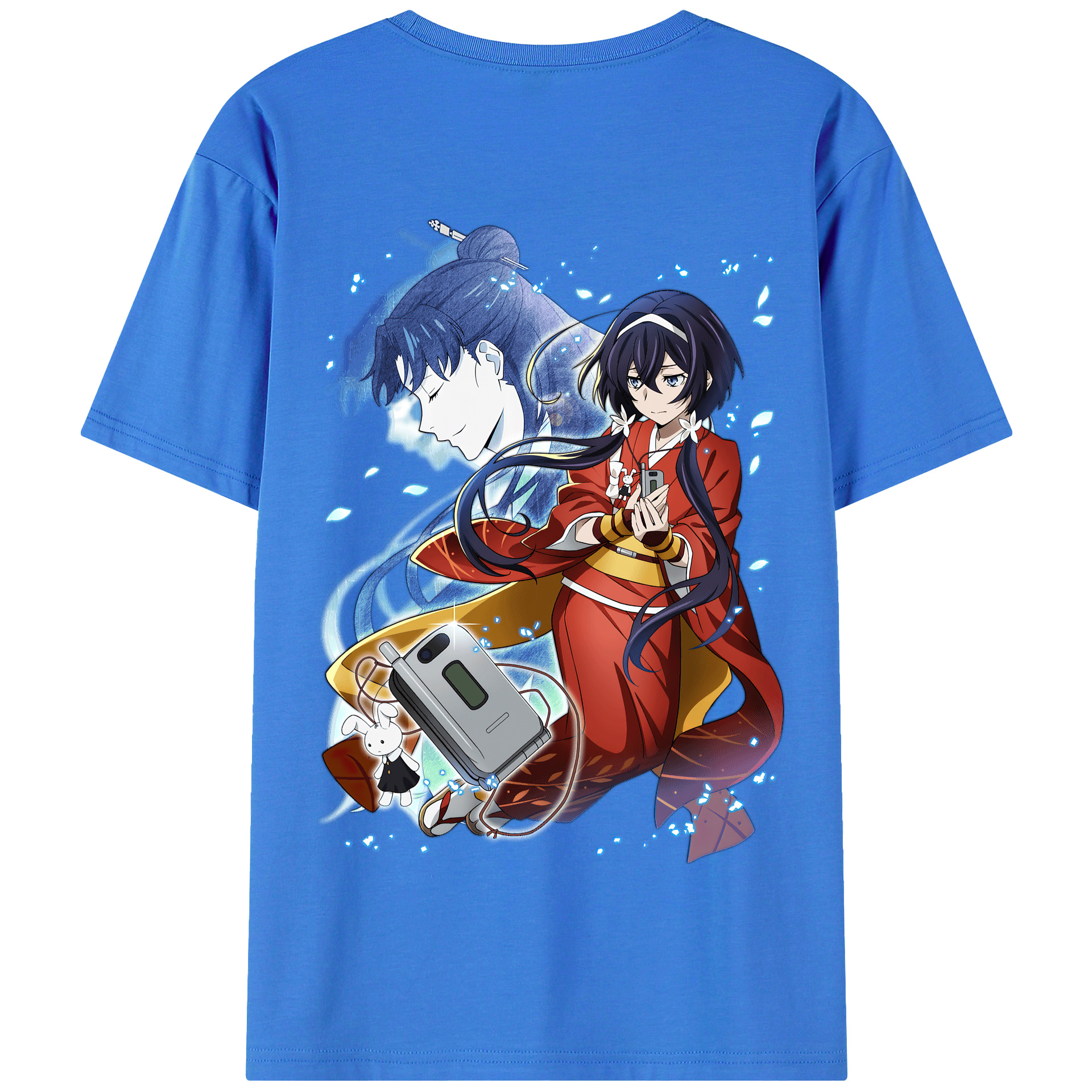（画像用） 文豪ストレイドッグス Bungo Stray Dogs 綿100％半袖Tシャツ（背面プリント）