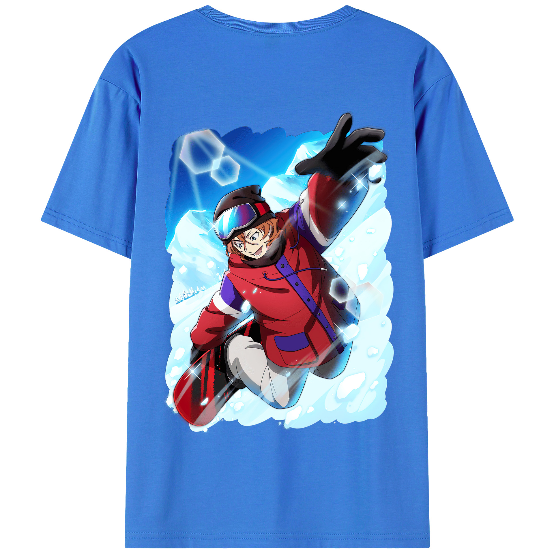 （画像用） 文豪ストレイドッグス Bungo Stray Dogs 綿100％半袖Tシャツ（背面プリント）