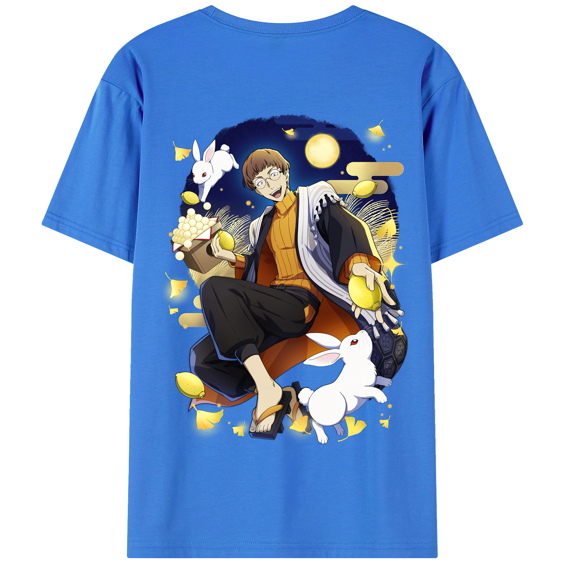 （画像用） 文豪ストレイドッグス Bungo Stray Dogs 綿100％半袖Tシャツ（背面プリント）