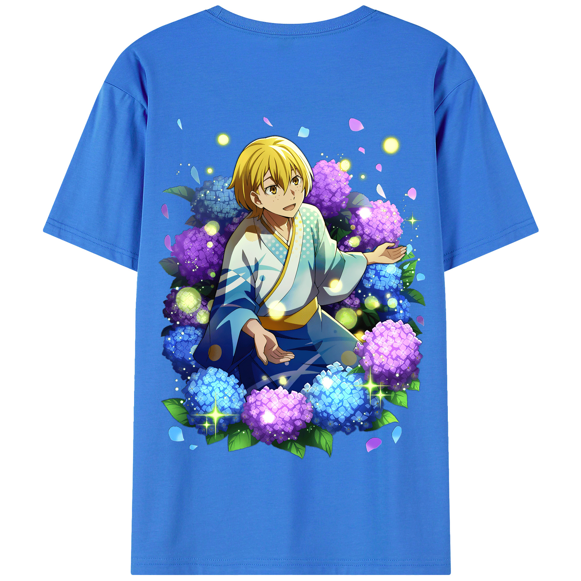 （画像用） 文豪ストレイドッグス Bungo Stray Dogs 綿100％半袖Tシャツ（背面プリント）