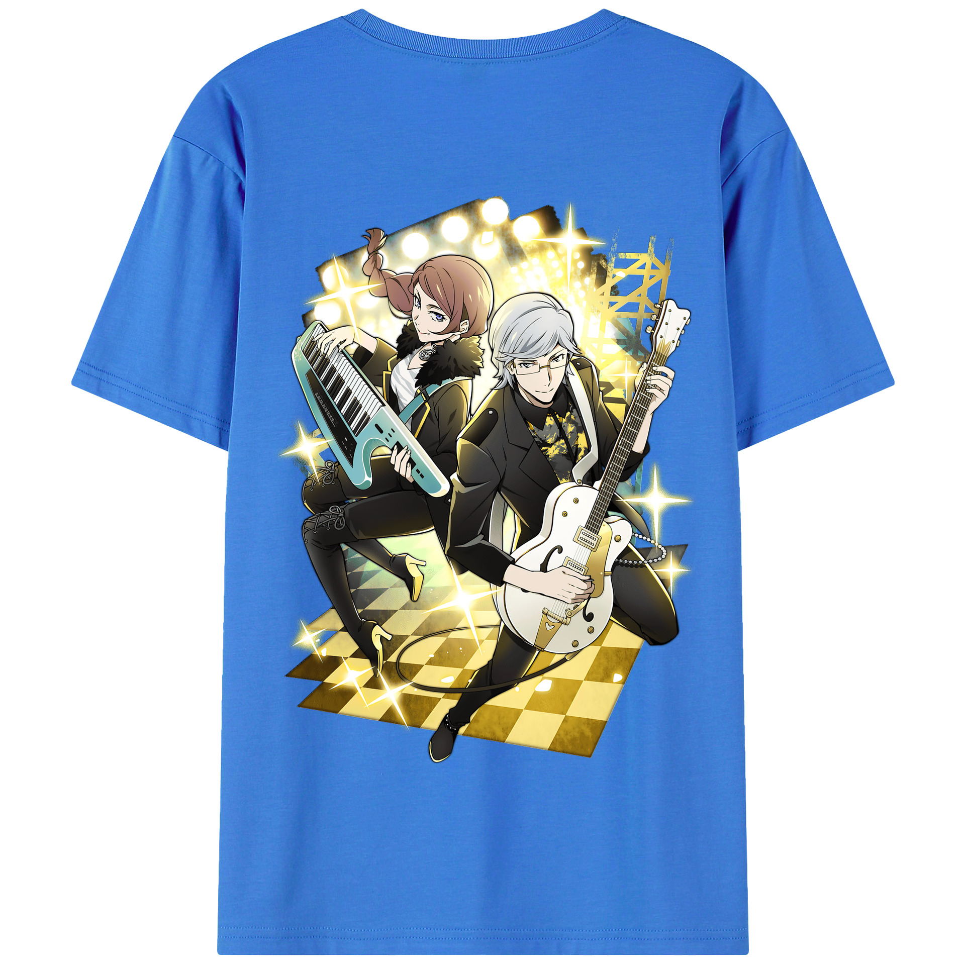 （画像用） 文豪ストレイドッグス Bungo Stray Dogs 綿100％半袖Tシャツ（背面プリント）