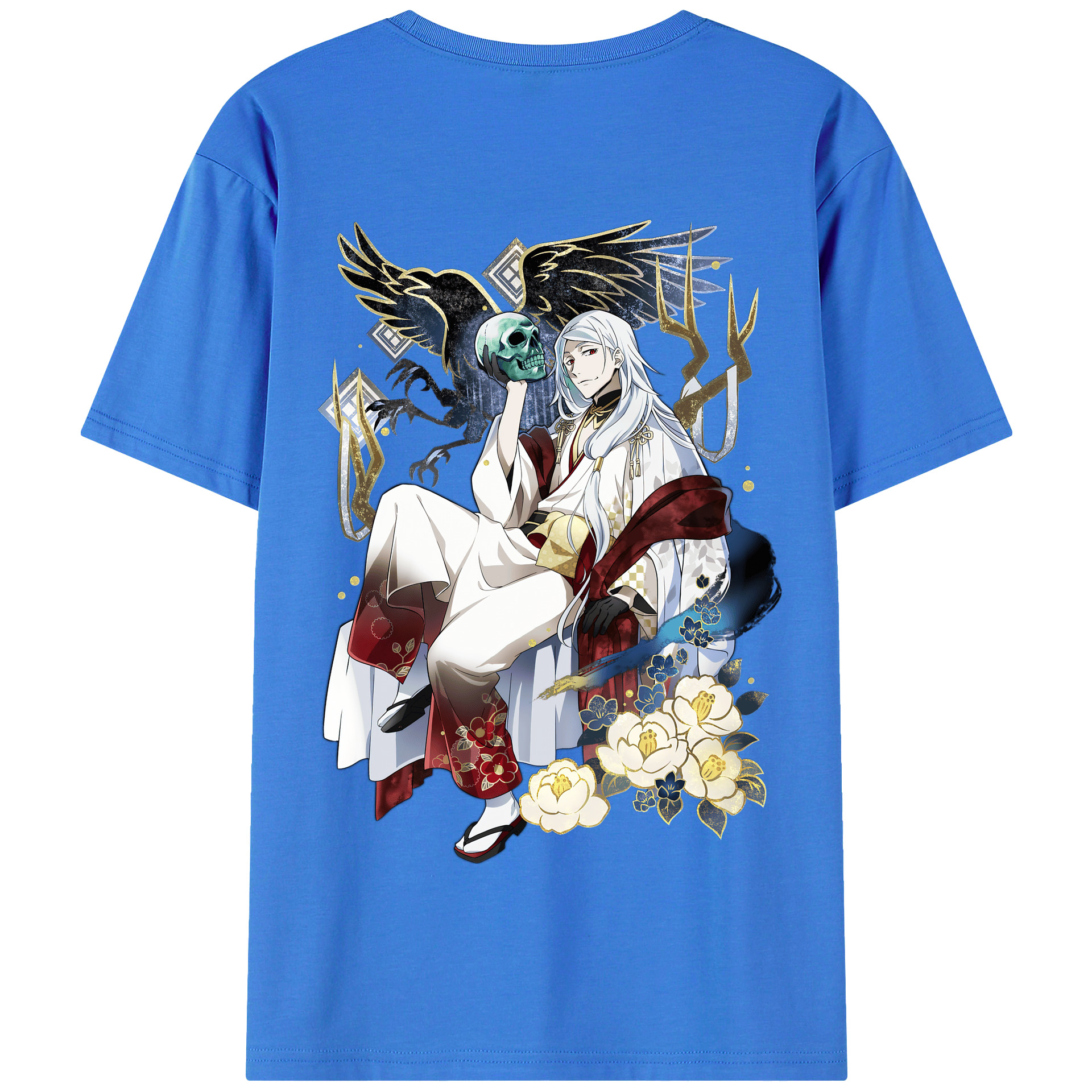 （画像用） 文豪ストレイドッグス Bungo Stray Dogs 綿100％半袖Tシャツ（背面プリント）