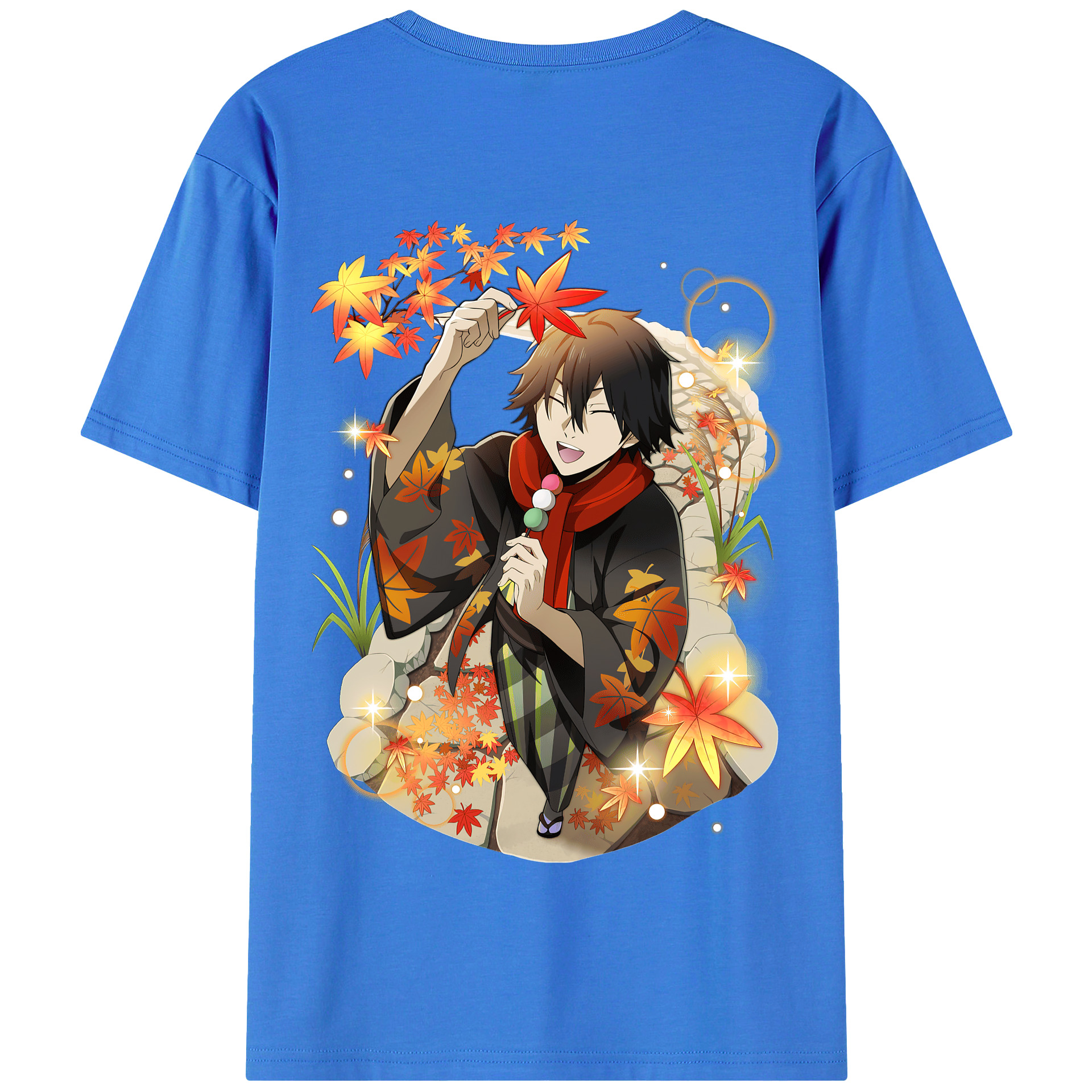 （画像用） 文豪ストレイドッグス Bungo Stray Dogs 綿100％半袖Tシャツ（背面プリント）