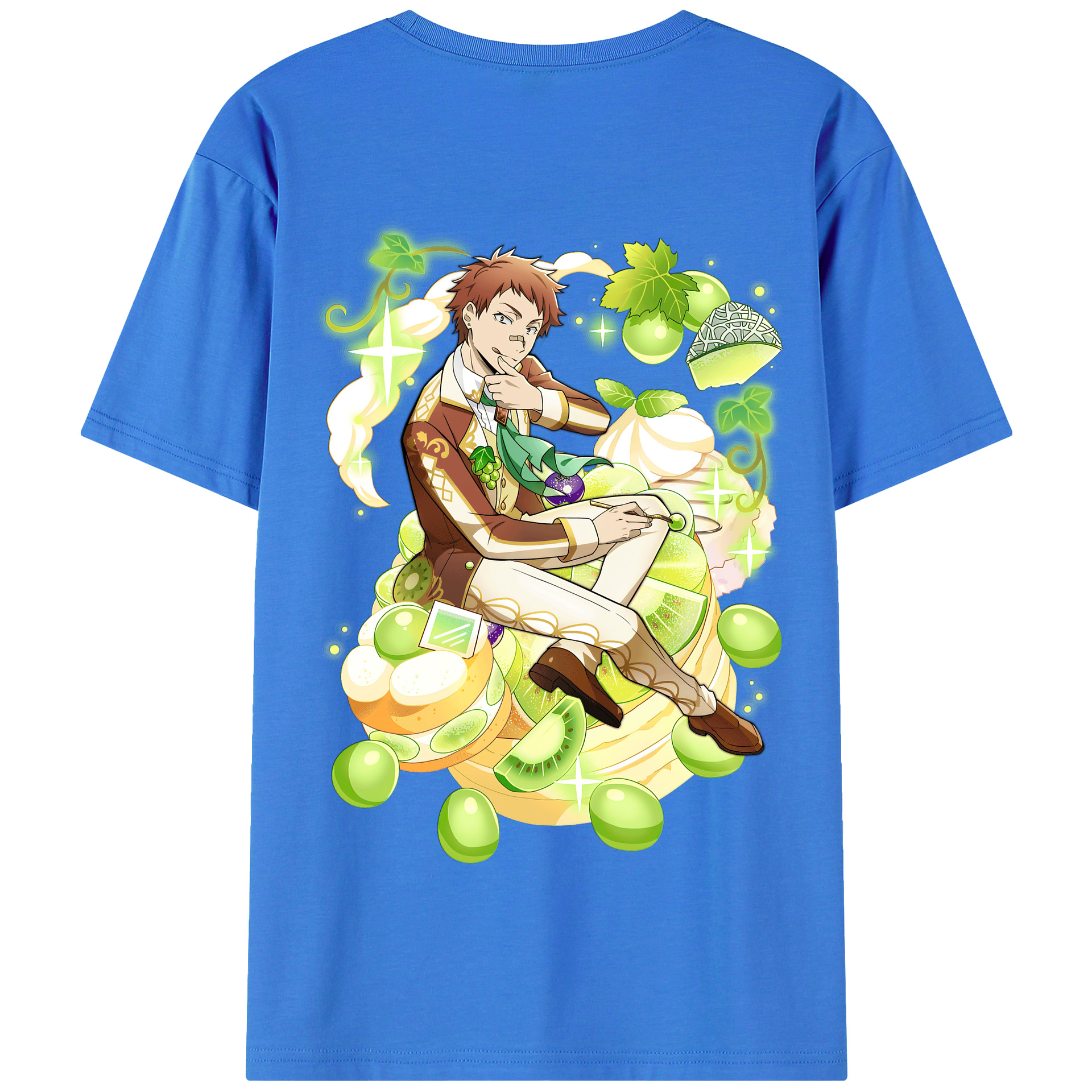 （画像用） 文豪ストレイドッグス Bungo Stray Dogs 綿100％半袖Tシャツ（背面プリント）