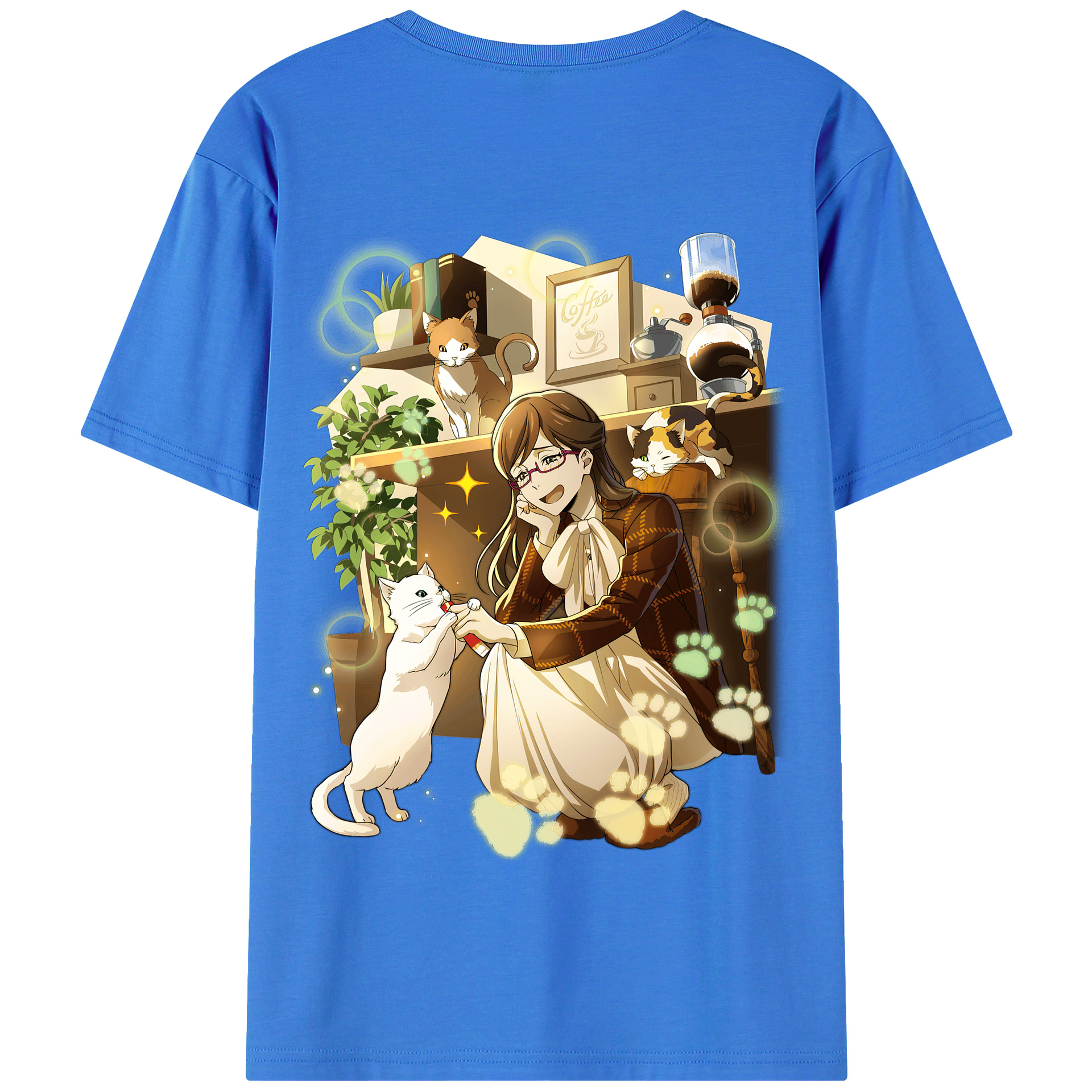 （画像用） 文豪ストレイドッグス Bungo Stray Dogs 綿100％半袖Tシャツ（背面プリント）