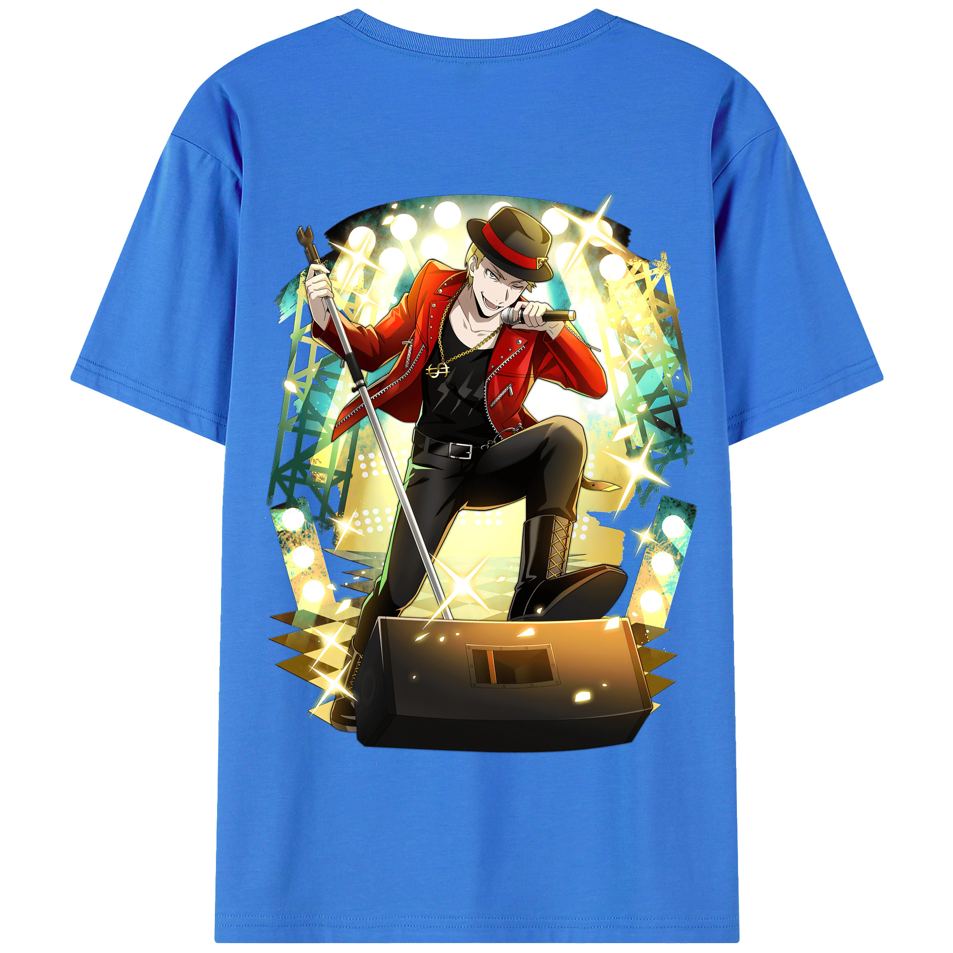 （画像用） 文豪ストレイドッグス Bungo Stray Dogs 綿100％半袖Tシャツ（背面プリント）