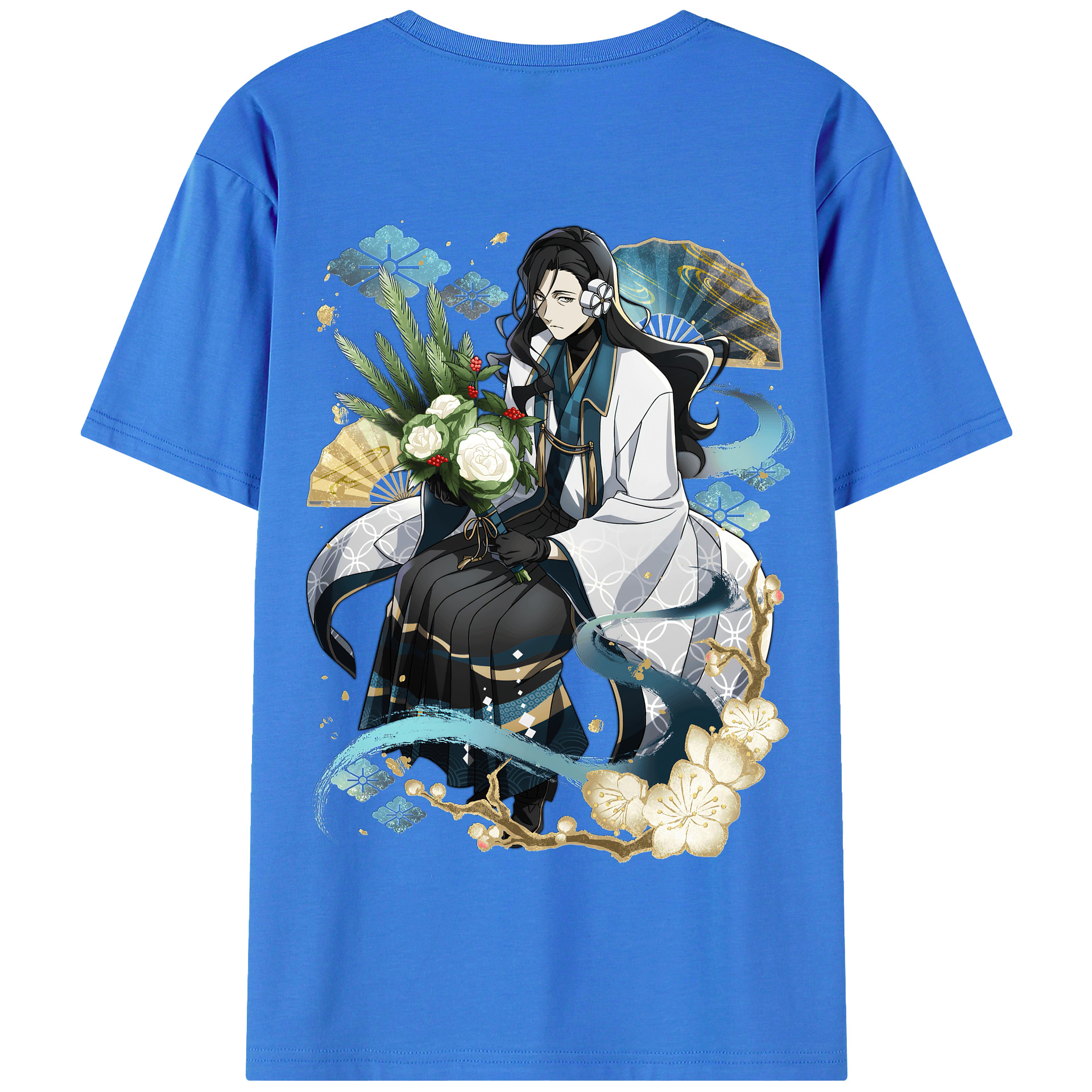 （画像用） 文豪ストレイドッグス Bungo Stray Dogs 綿100％半袖Tシャツ（背面プリント）